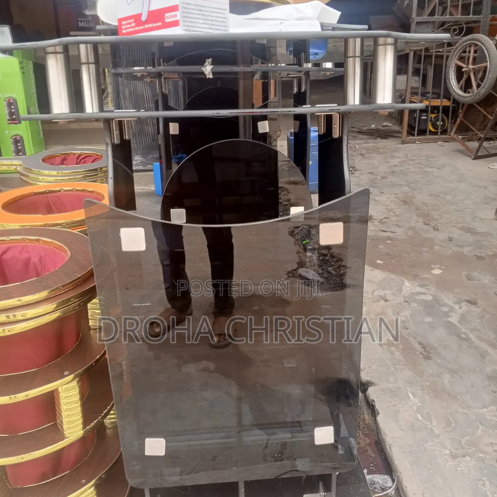 Giant Transparent Glass Pulpit