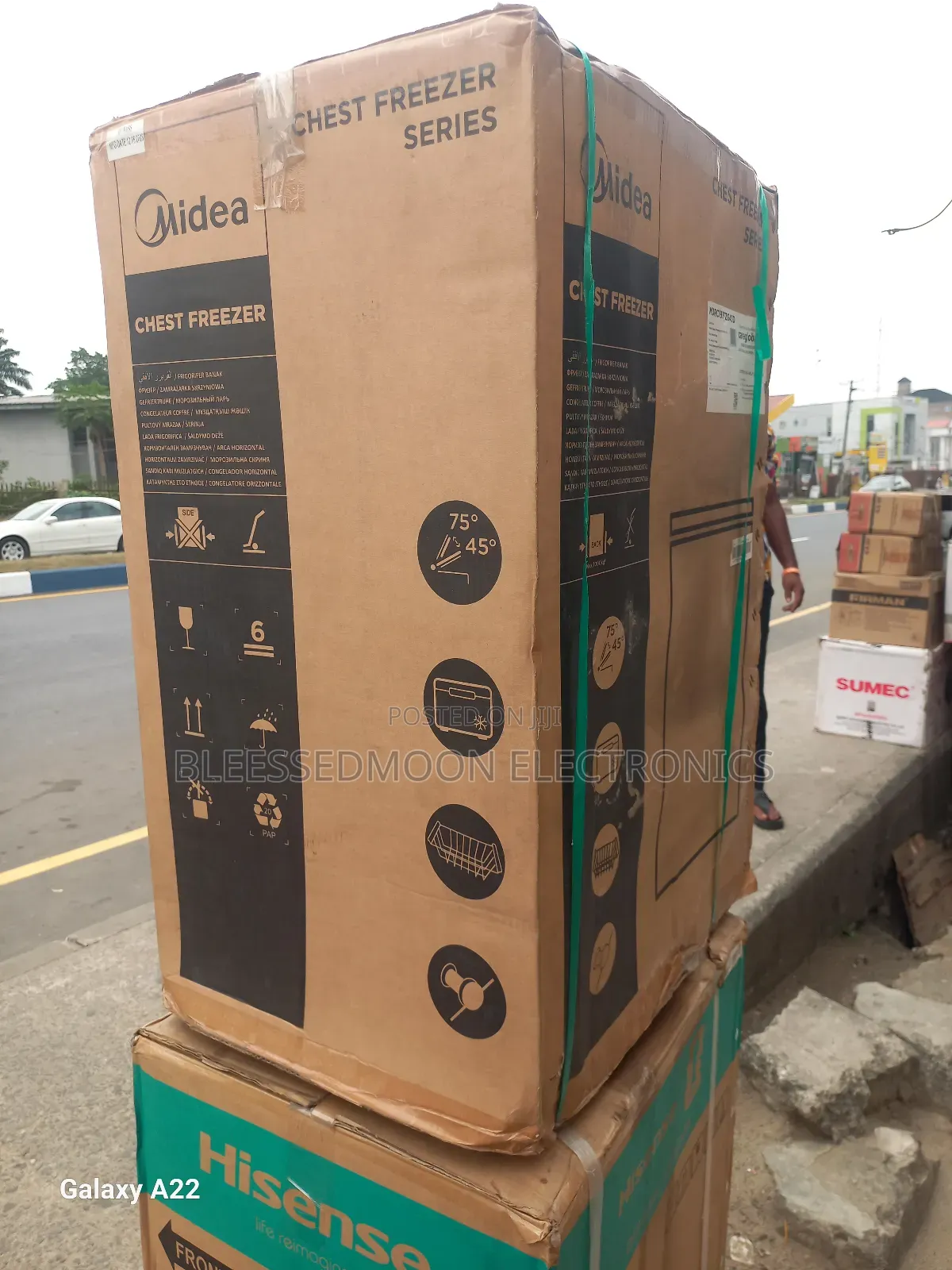 Midea Inverter Chest Freezer 100liters 5 Year's Company Warranty