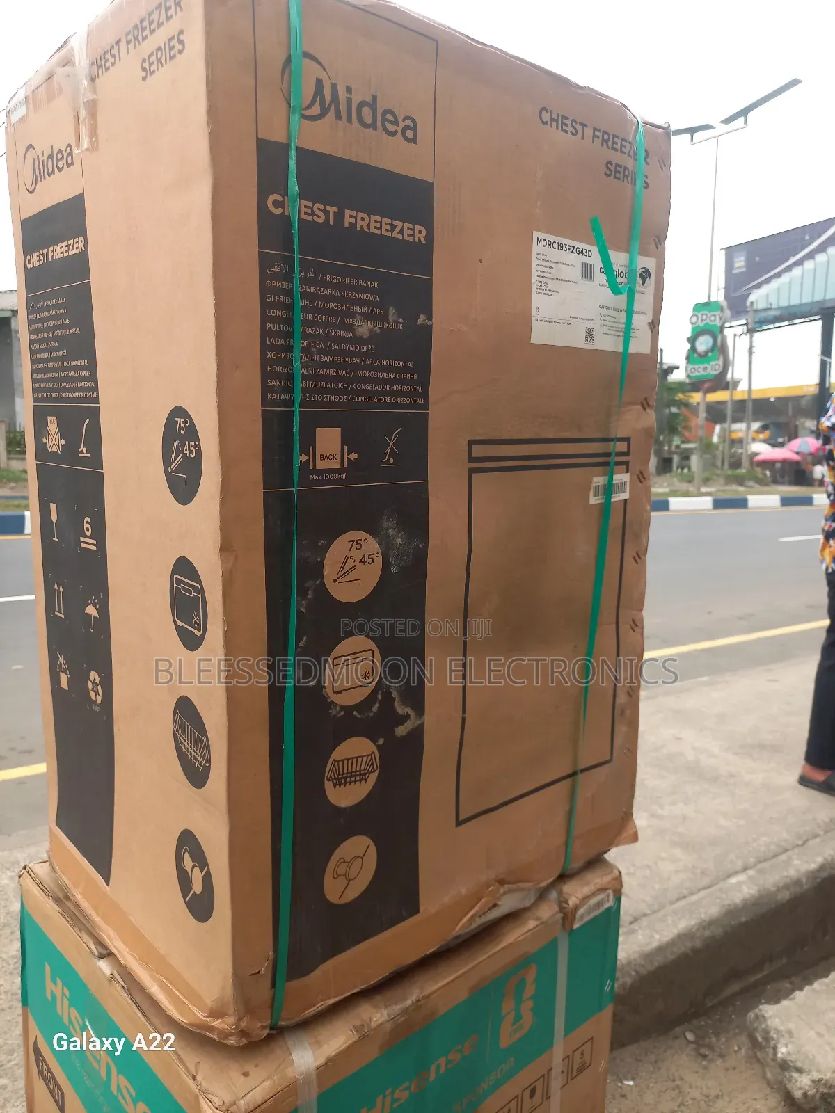 Midea Inverter Chest Freezer 100liters 5 Year's Company Warranty