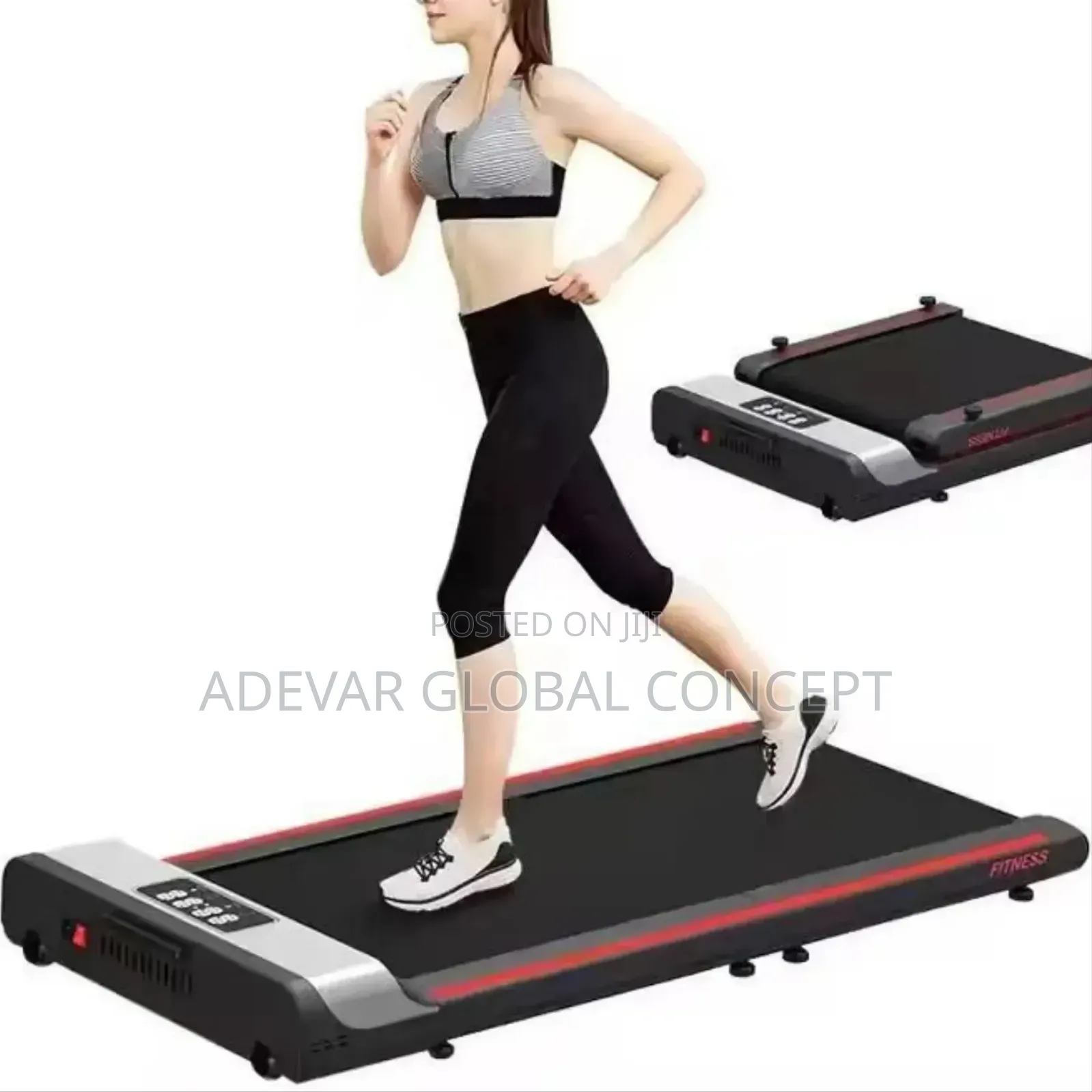 Portable Electric Fitness Smart Walking Pad Treadmill With Led Display