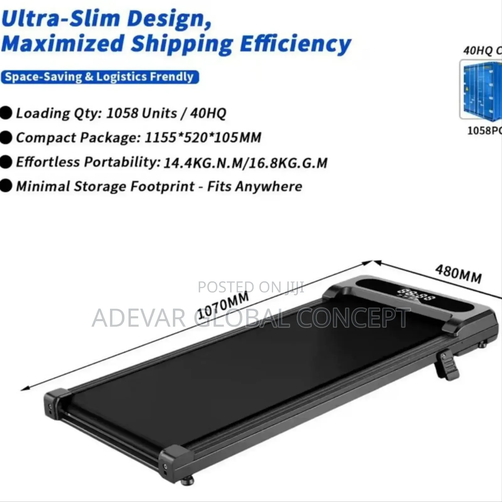 Portable Electric Fitness Smart Walking Pad Treadmill With Led Display