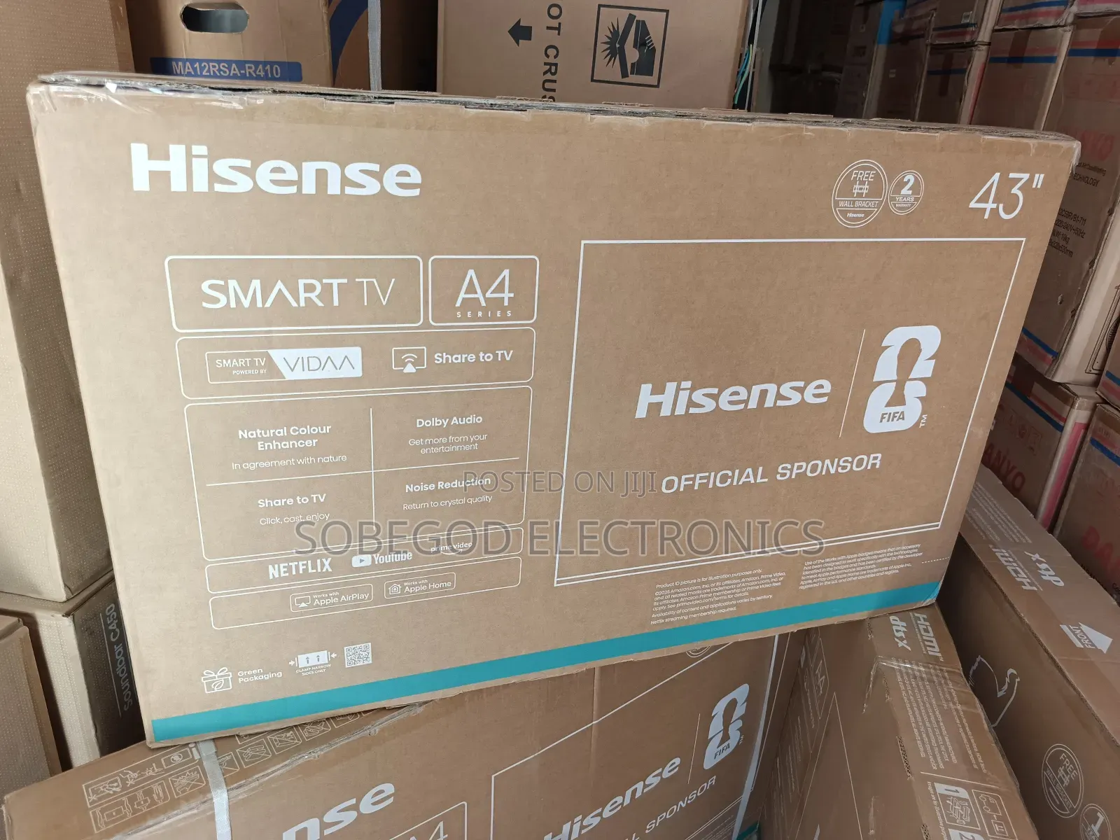 Original Hisense 43 Inches Led Full Hd Tv