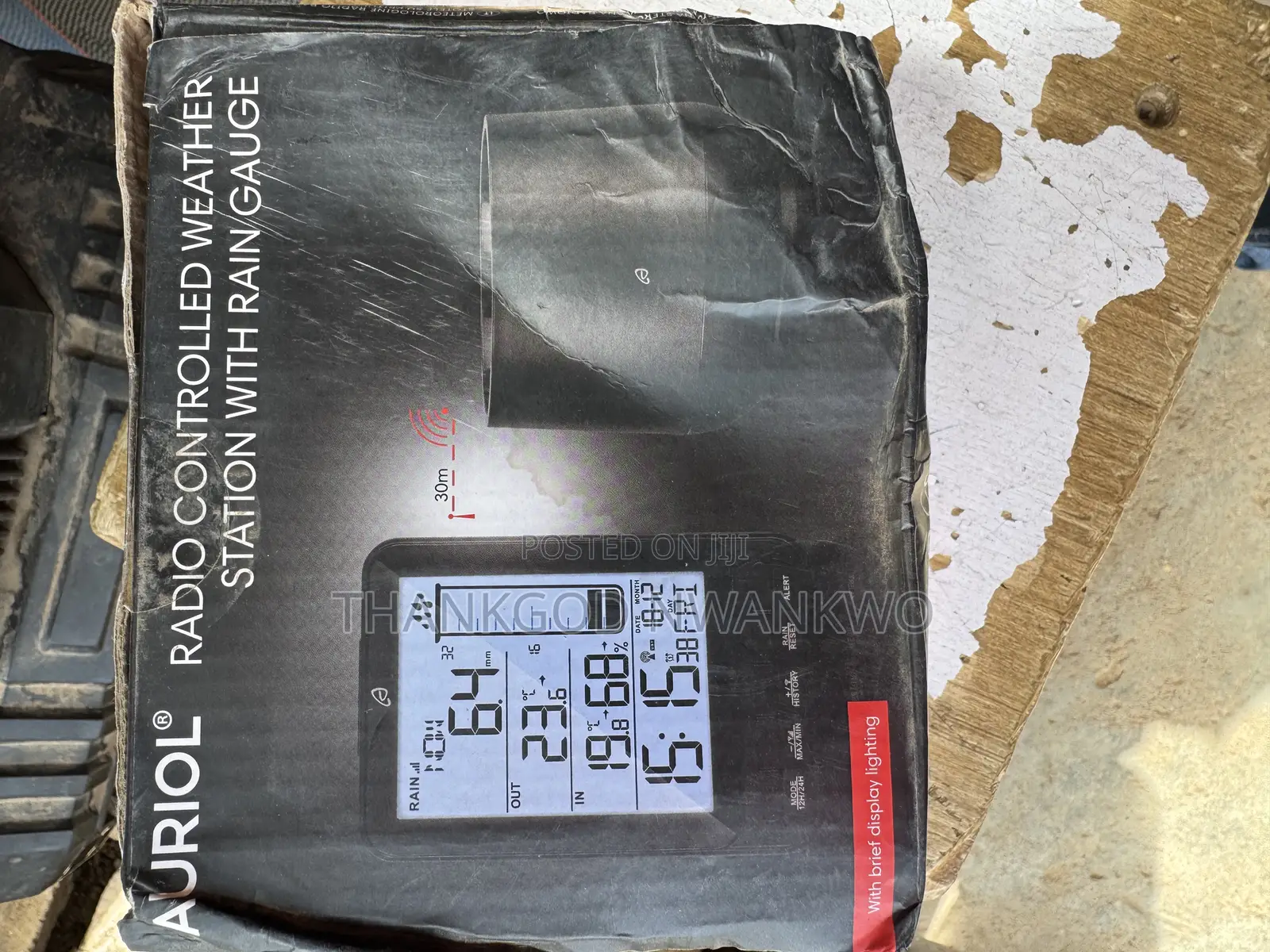 Auriol Radio Controlled Weather Station With Rain Gauge