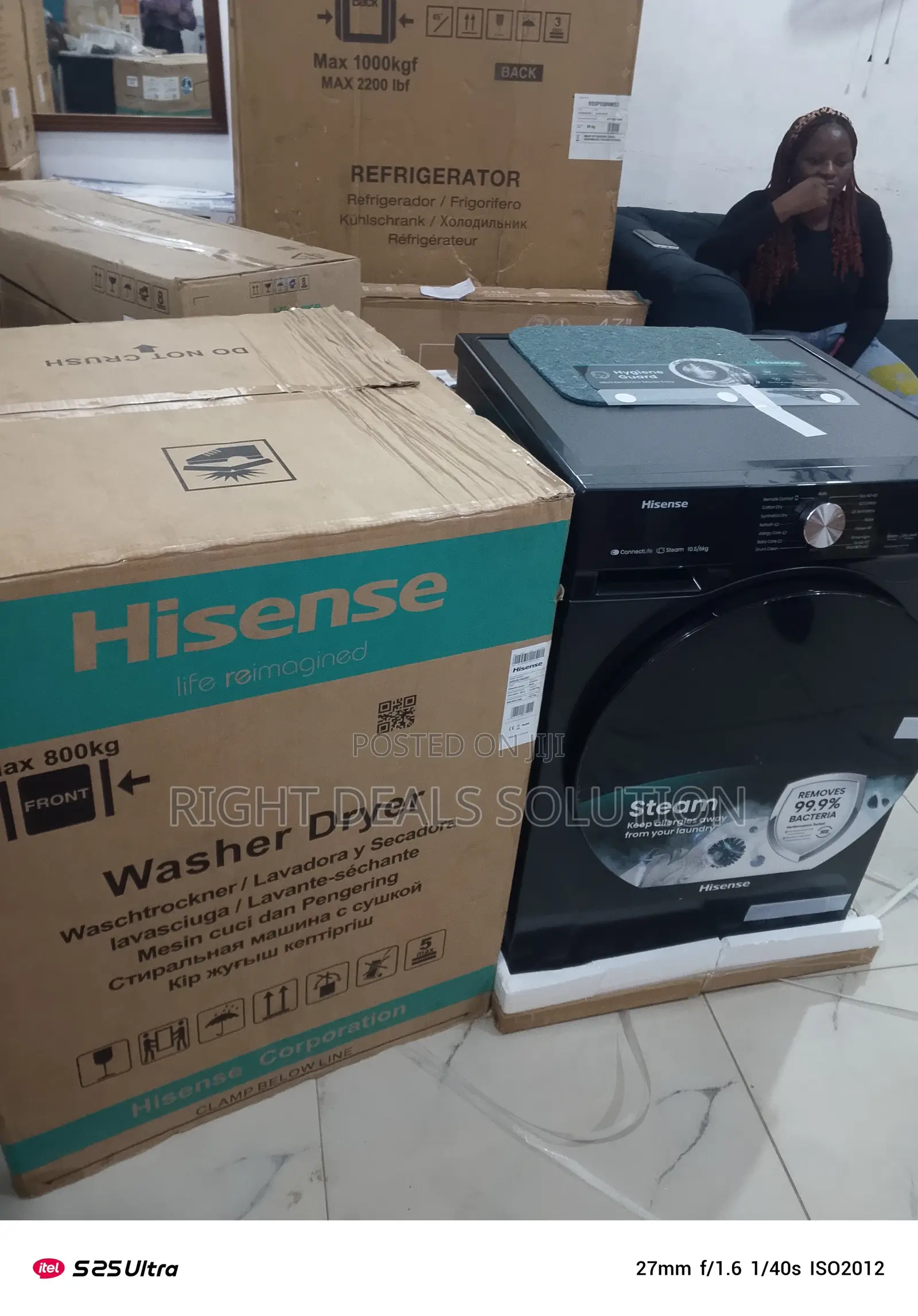 Hisense 10.5kg Smart Wash Dry Machine – Power Meets Convenience
