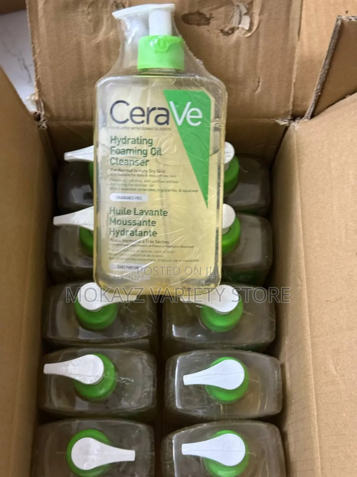Cerave Hydrating Foaming Oil Cleanser (473 Ml) - Biggest Size