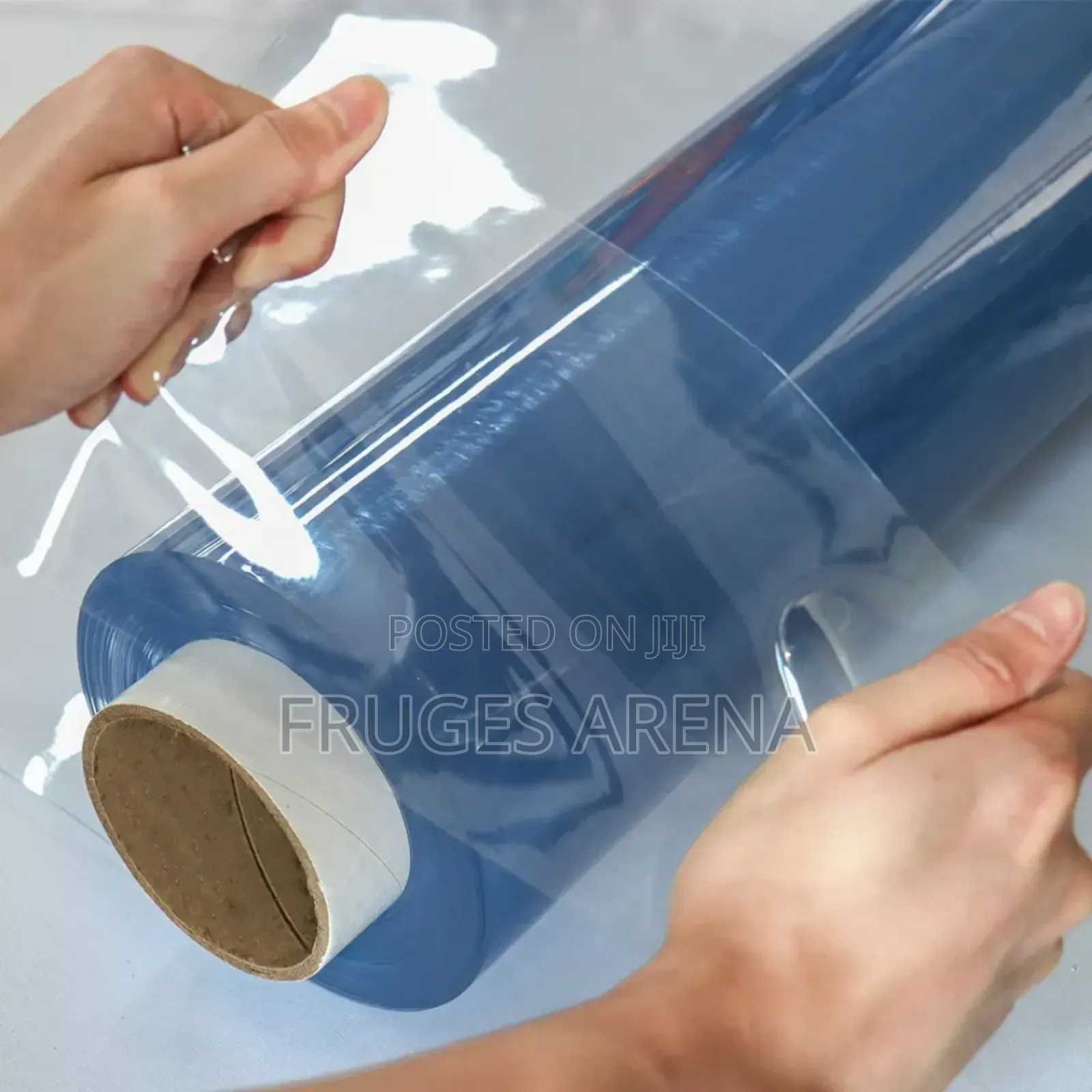 0.8mm X 1400mm X 30m Super Clear Transparent PVC Film