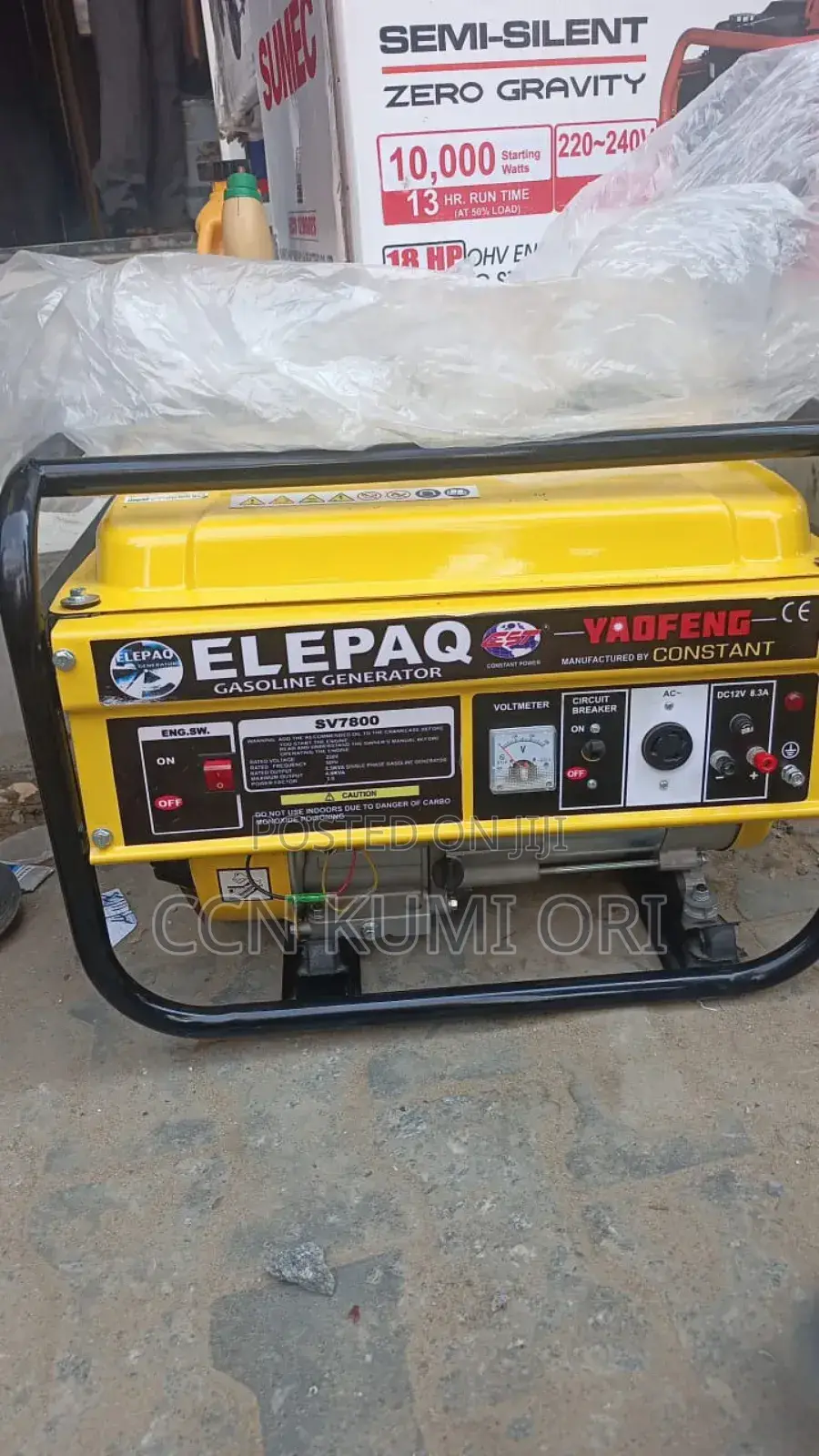 Elepeq Sv7800 Generator. 2.5kva