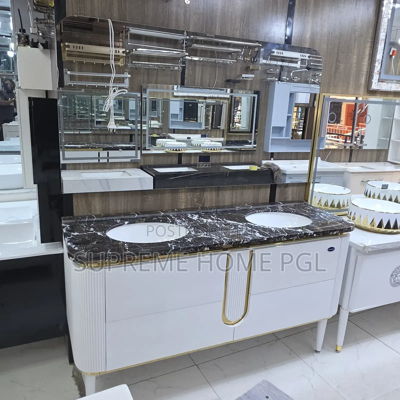 Double Wash Hand Cabinet
