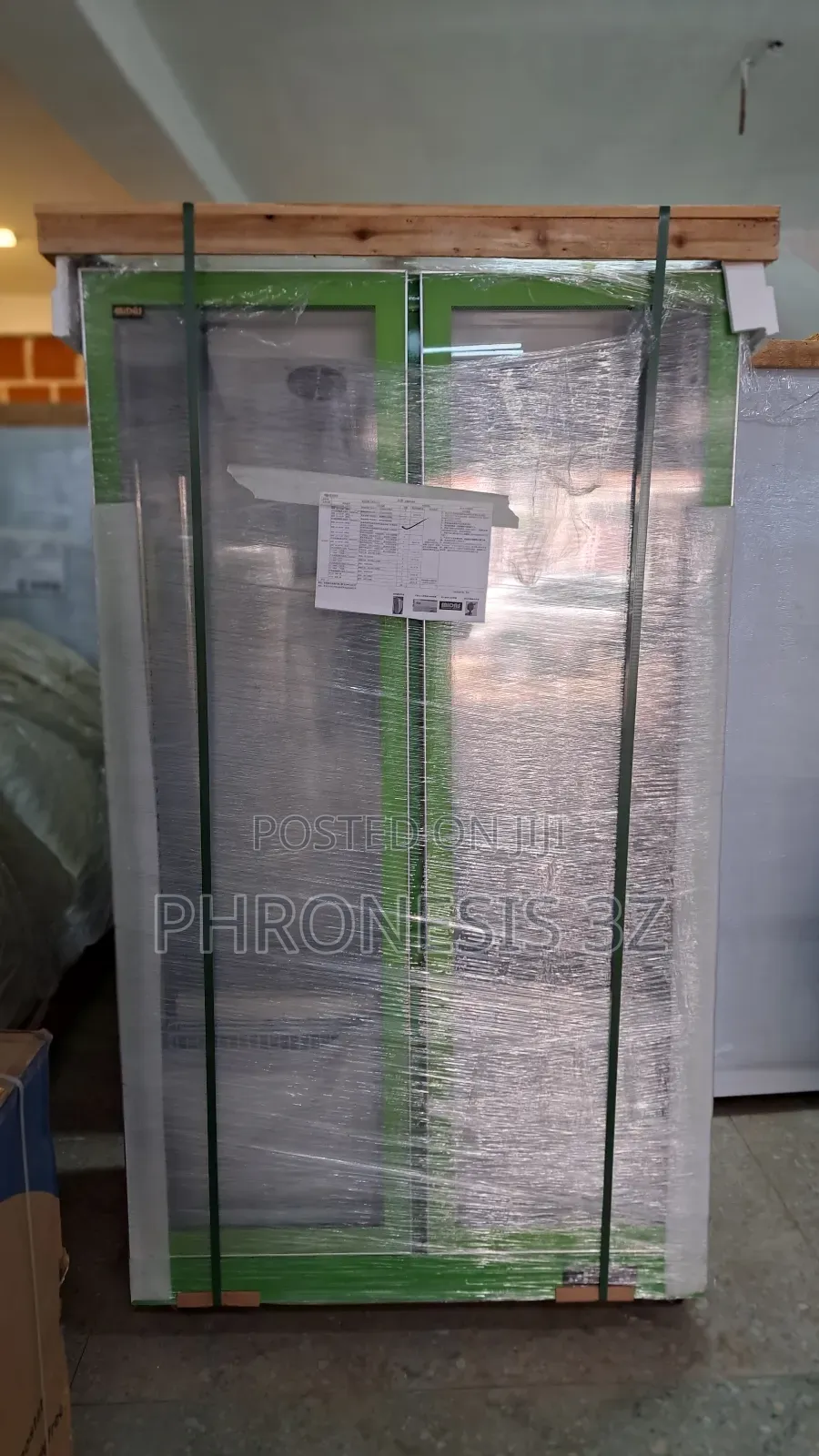 Double Door Inverter Chiller/Showcase Fridge - Green