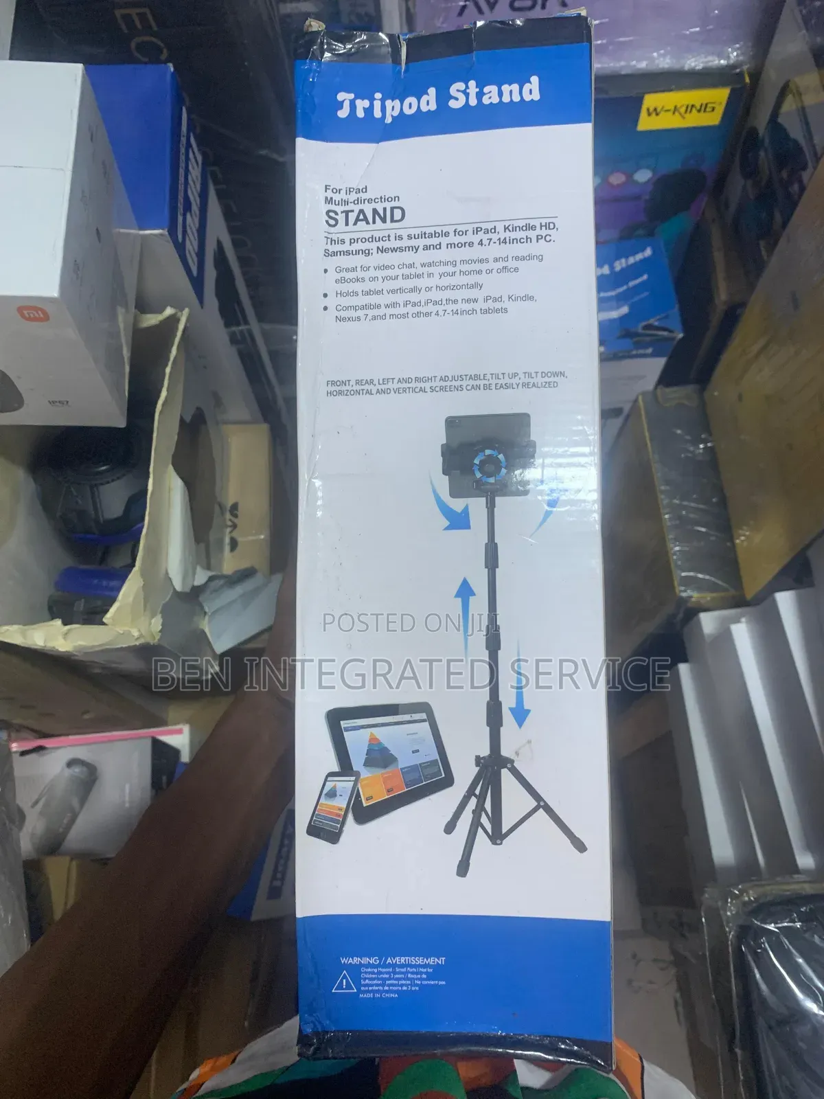 Tripod
Stand
For Quality Content or Presentation