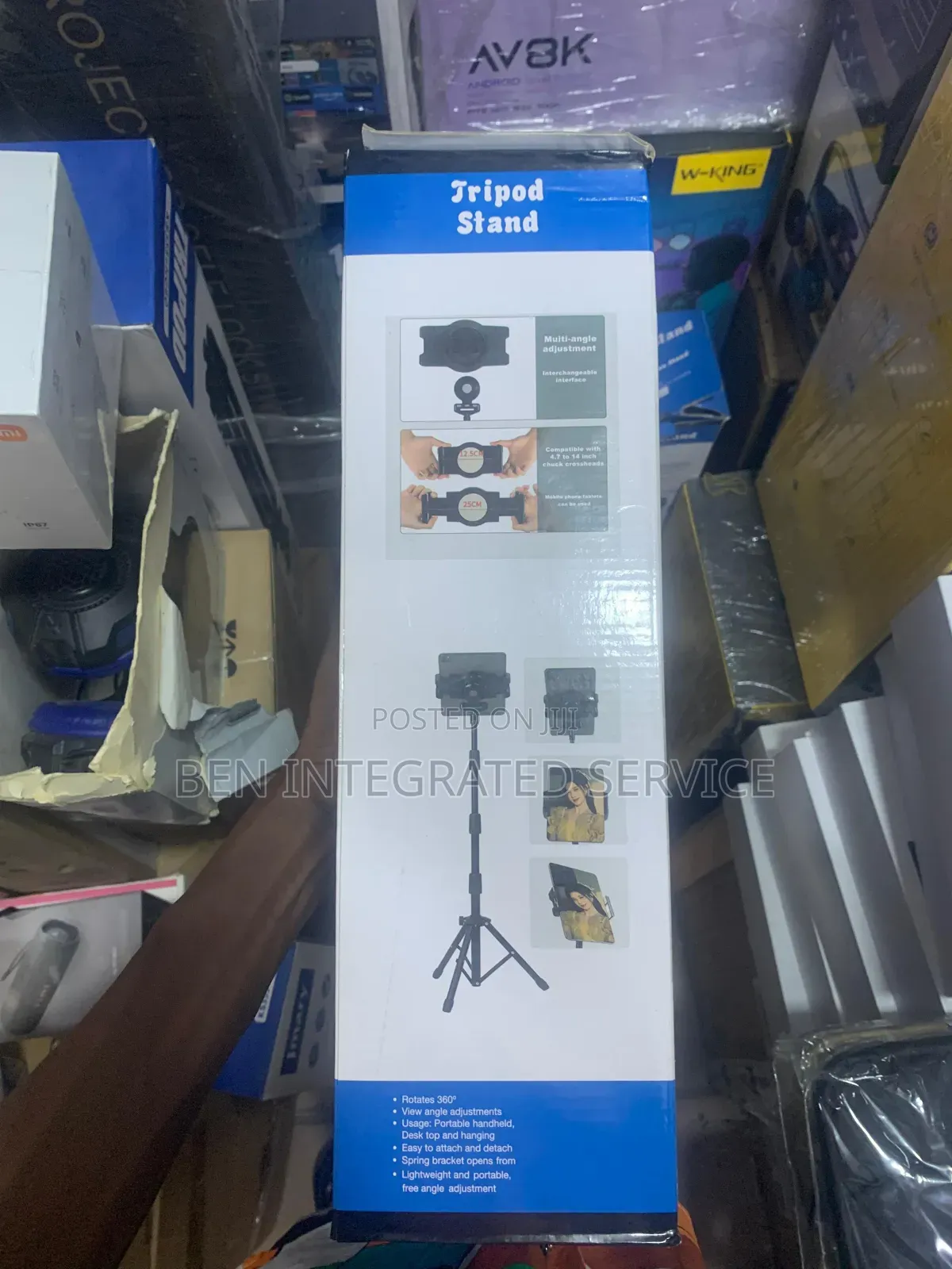 Tripod
Stand
For Quality Content or Presentation