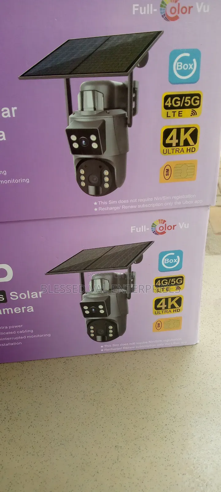 Dual Lens Solar Ptz Camera U Box