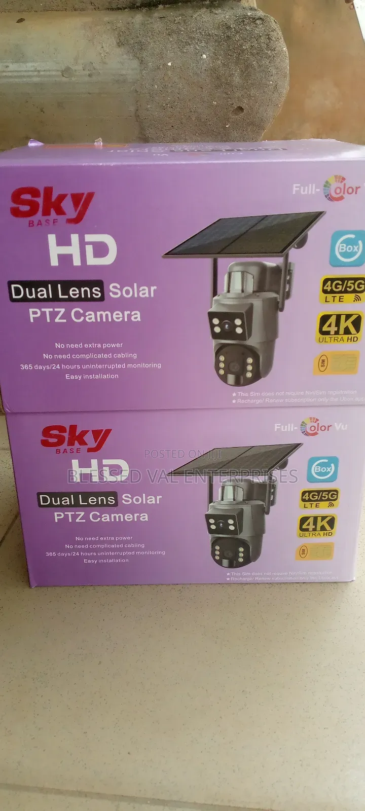 Dual Lens Solar Ptz Camera U Box