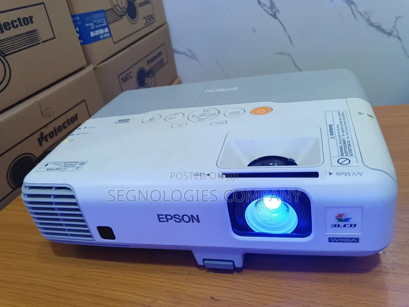 Epson Powerlite 935w 3700 Lumens 3lcd Wxga 3lcd Projector