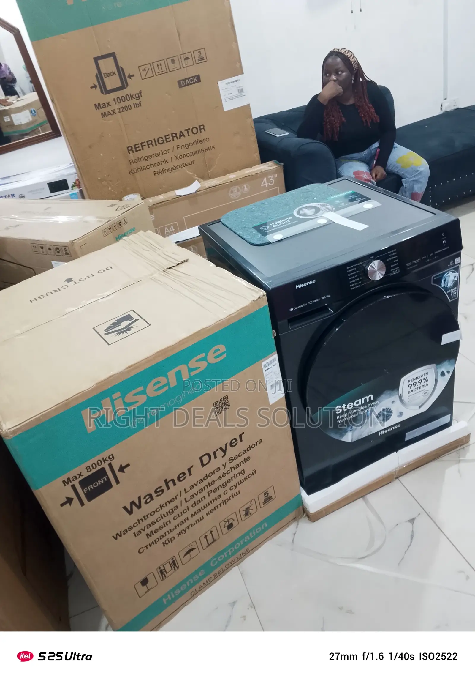 Hisense 10.5kg Inverter Washer Dryer – Quiet Power, Big Results