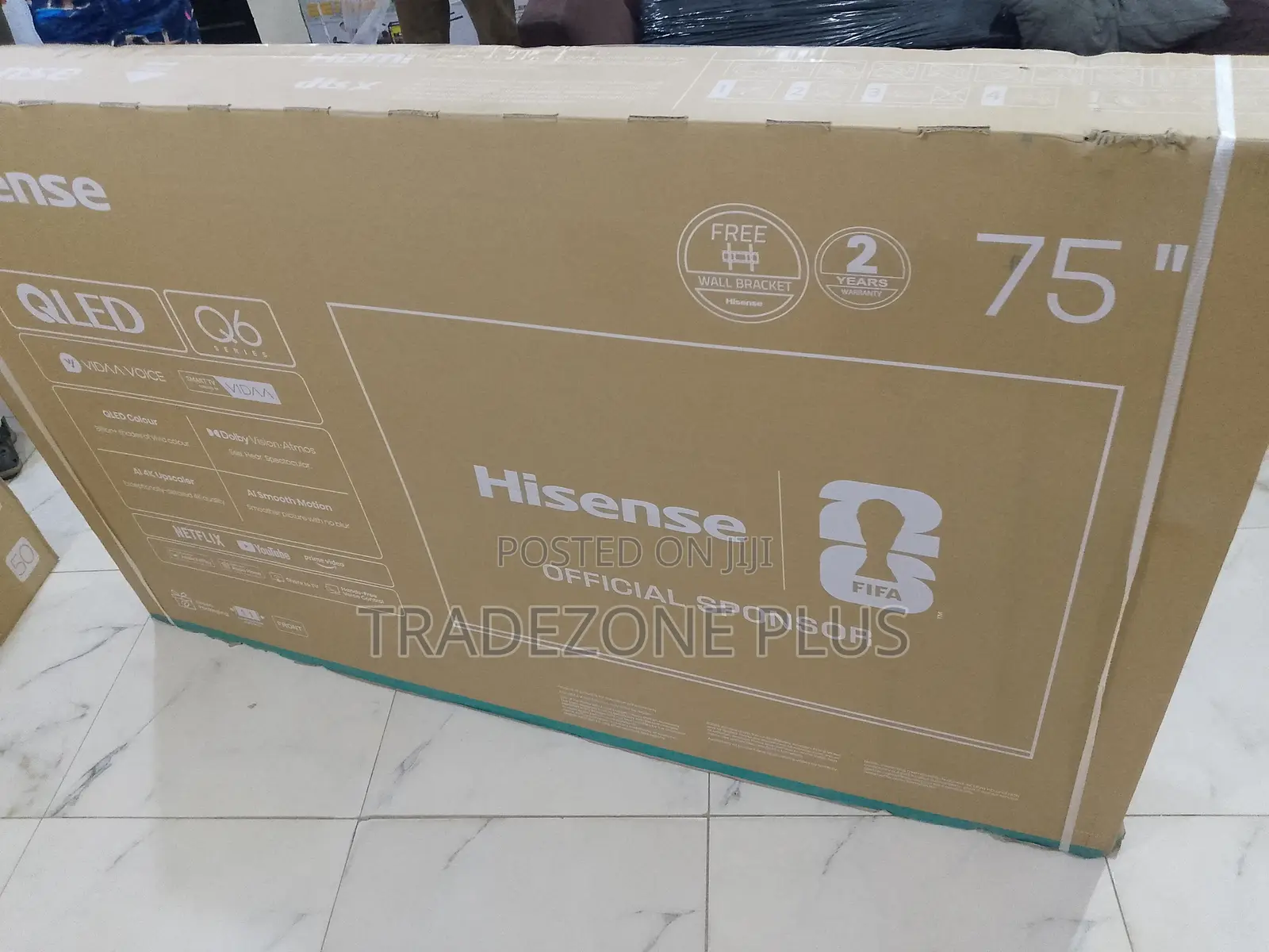 Brand New Hisense 75” Smart Tv – Cinema at Home