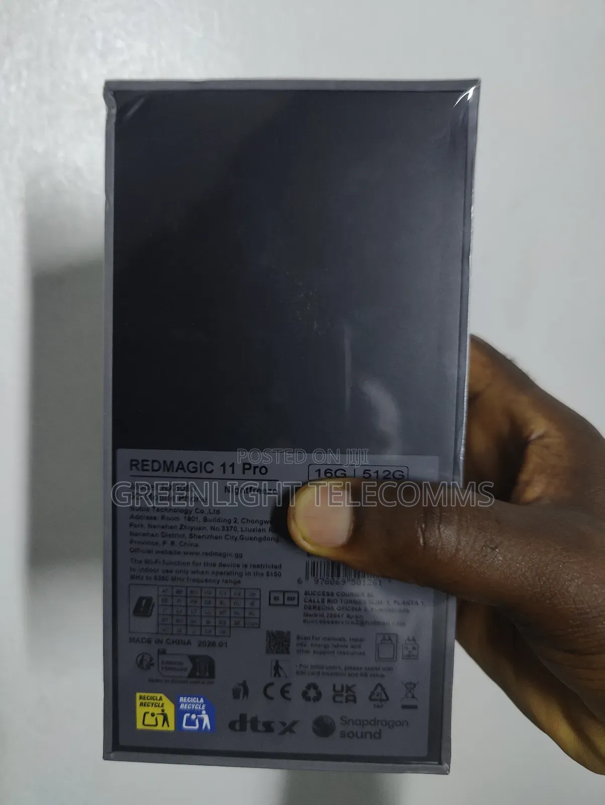 New ZTE nubia Redmagic 11 Pro 5G 512 GB Black
