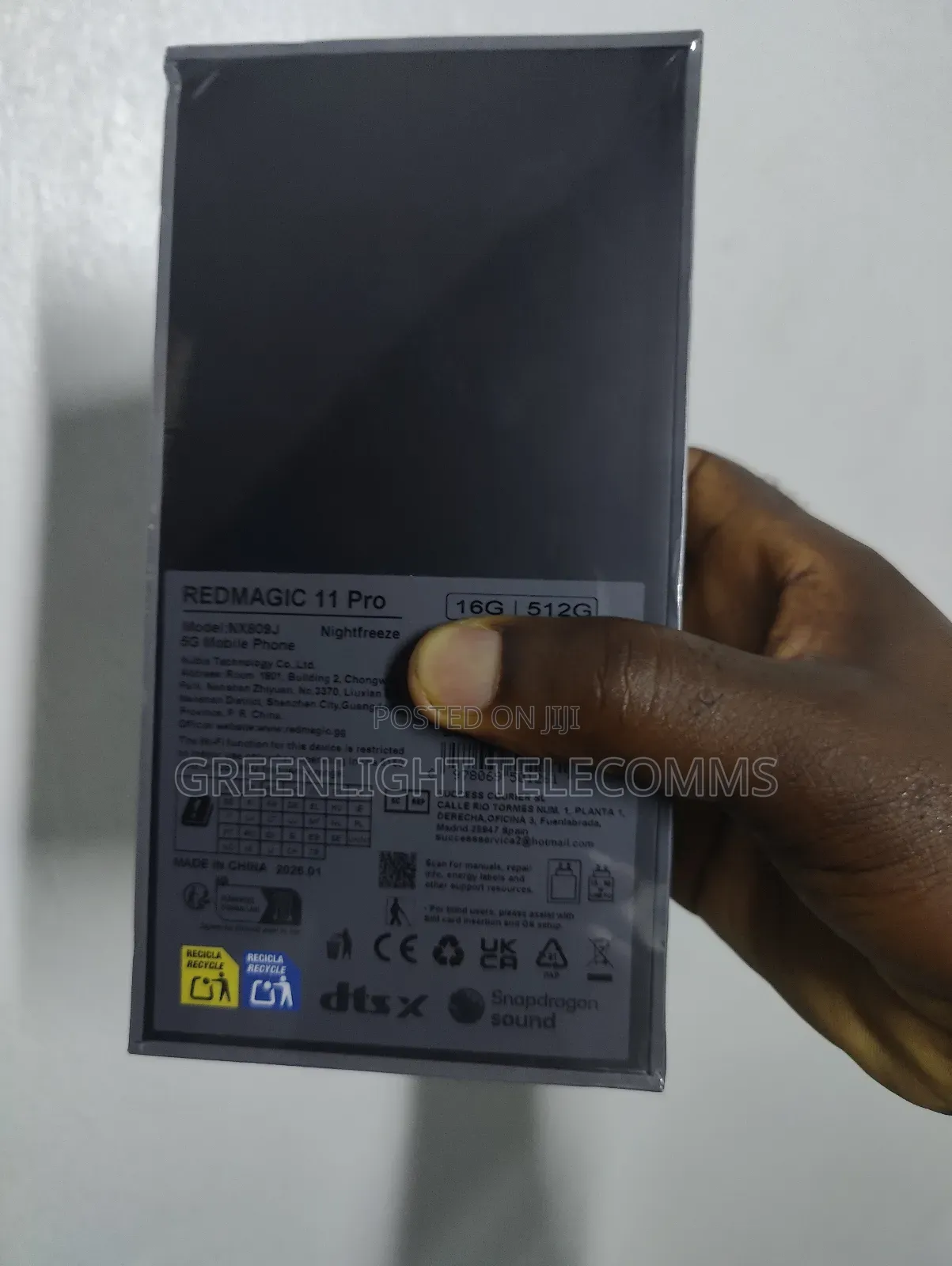 New ZTE nubia Redmagic 11 Pro 5G 512 GB Black
