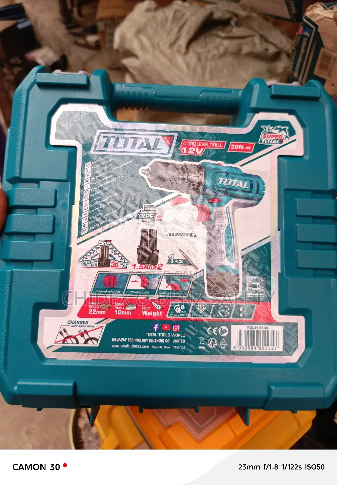 12v Total Cordless Drill Li-ion Battery
