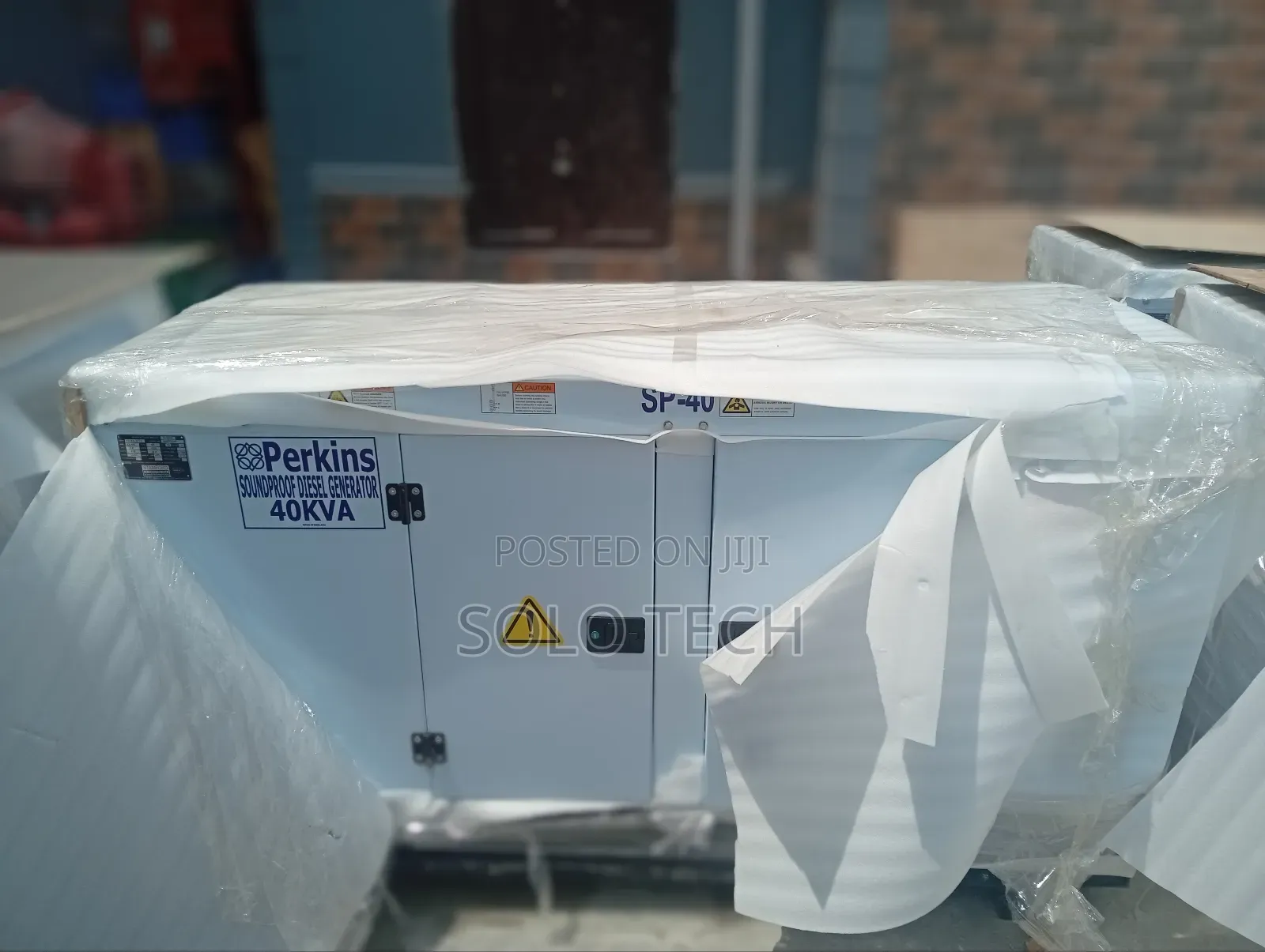 Brand New 40 Kva Perkins Soundproof Diesel Generator 100% Copper Coil