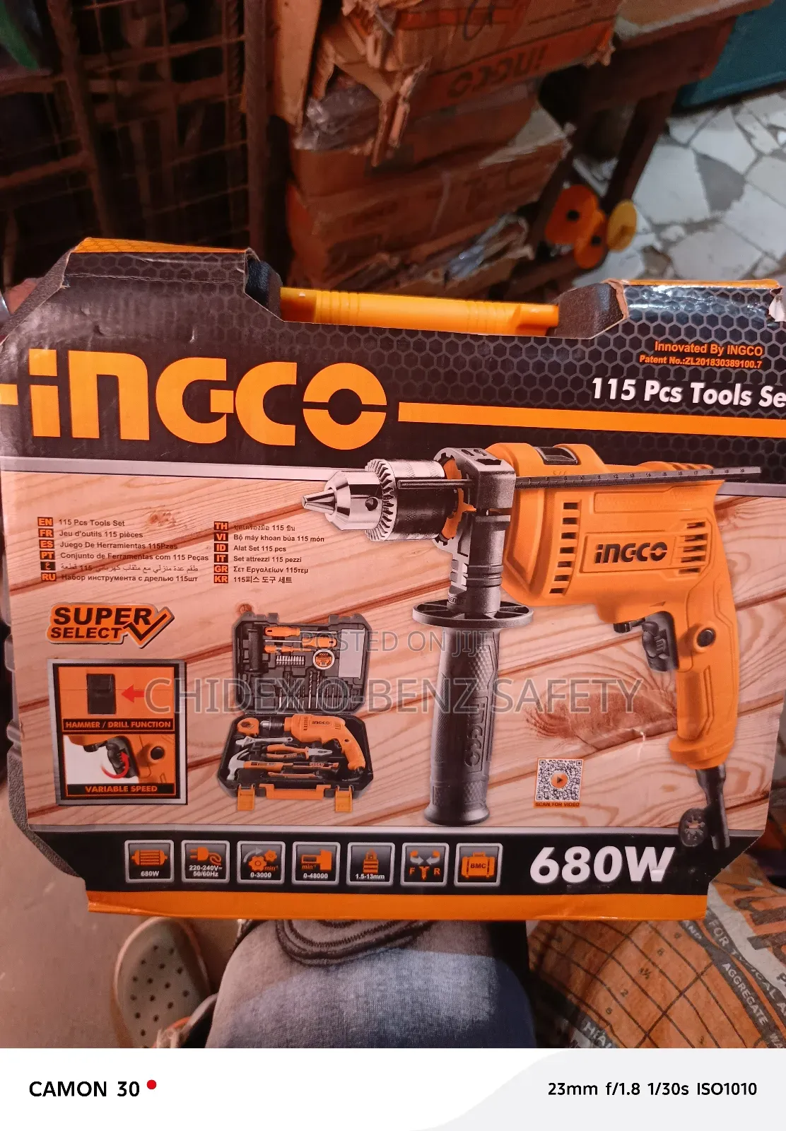 115pcs Electric Incgo Tools Set