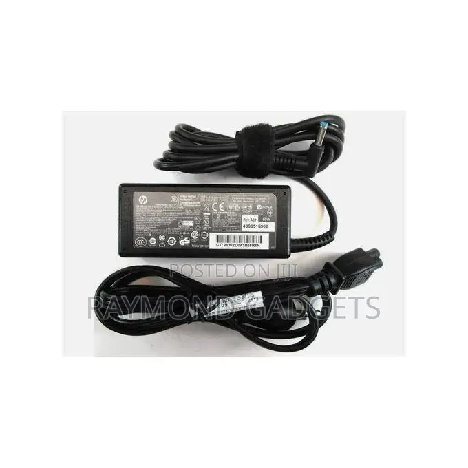 Hp 65w Laptop Charger 4.5mm Blue Tip Adapter