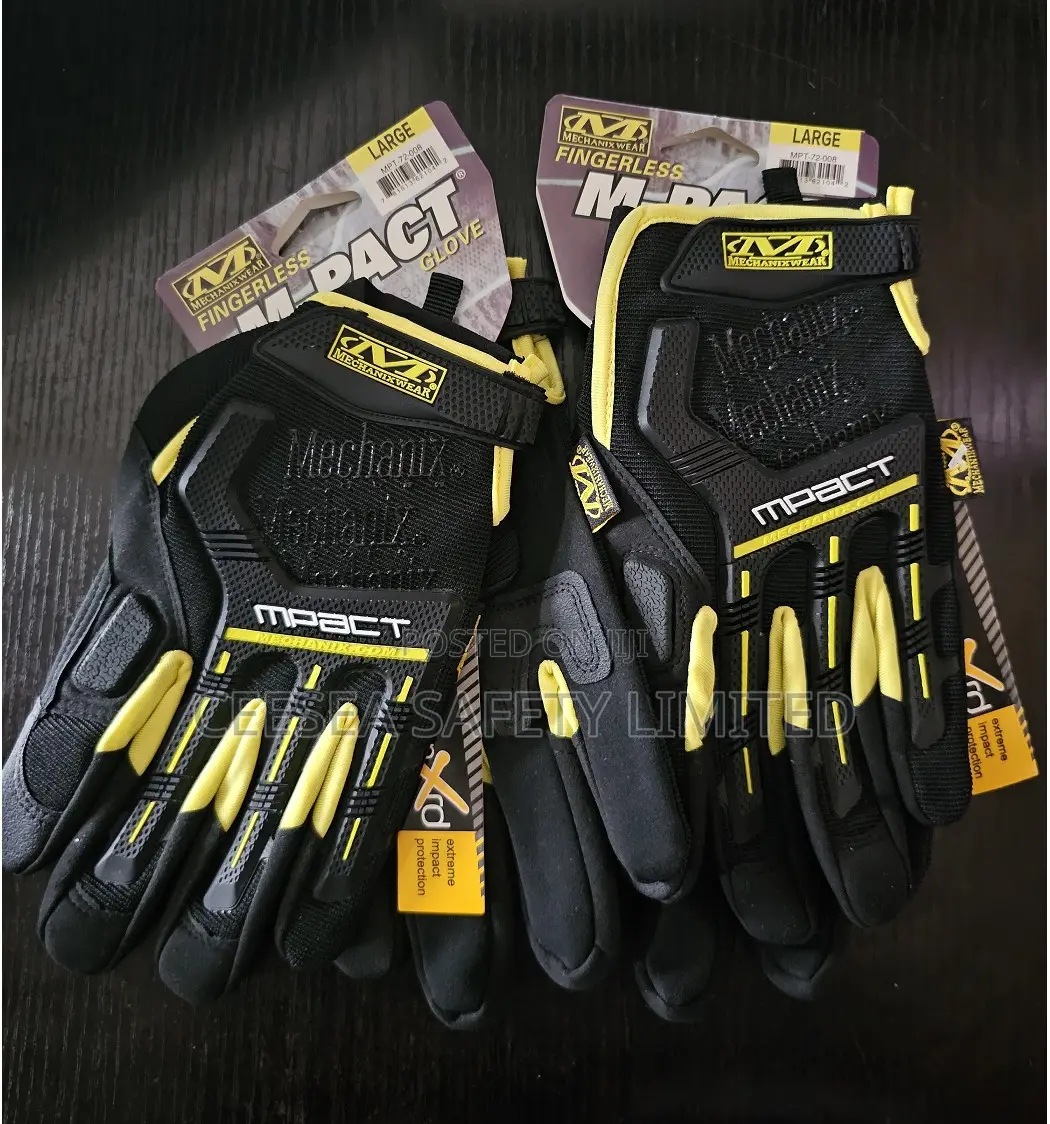 Impact Resistant Work Gloves M-pact - Black Mpt- 72-008