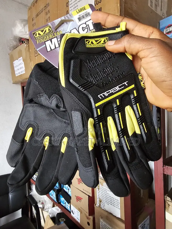 Impact Resistant Work Gloves M-pact - Black Mpt- 72-008