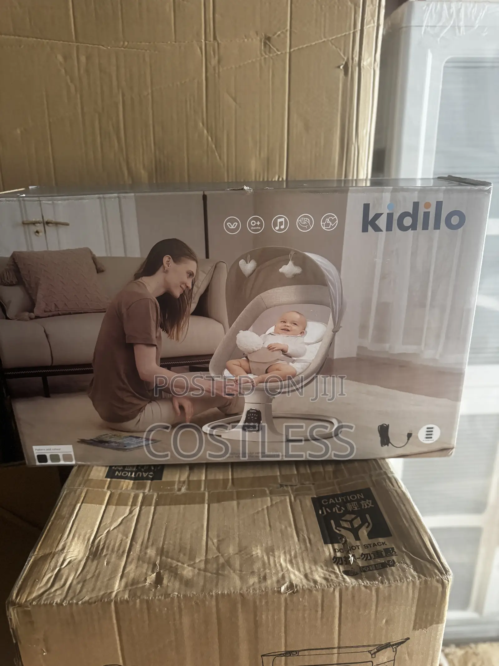 Kidilo Electric Baby Bed and Swing