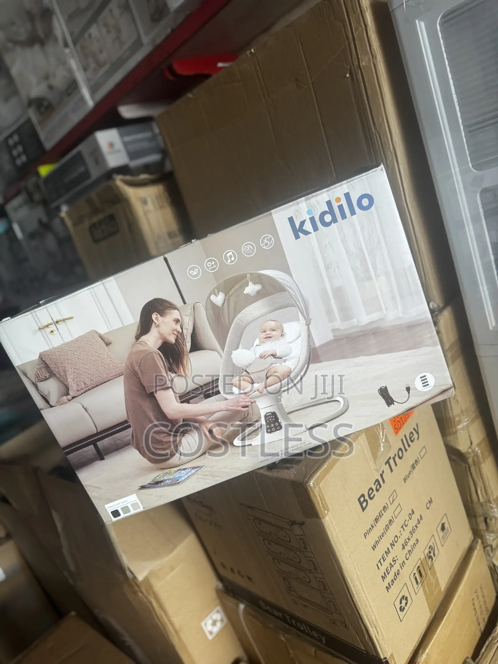 Kidilo Electric Baby Bed and Swing