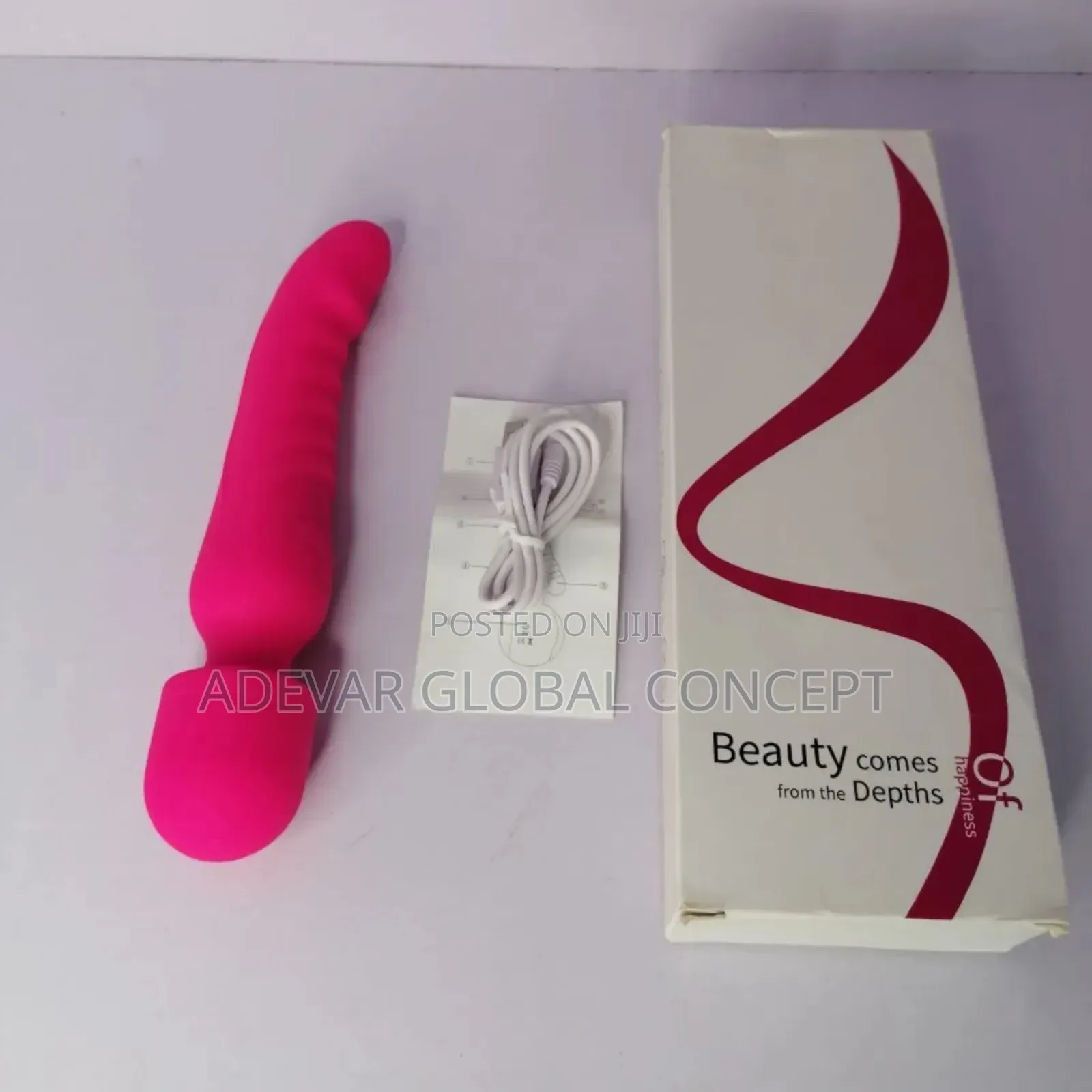 Dual Magic Wand Vibrator + Heat Function Sex Toy for Women