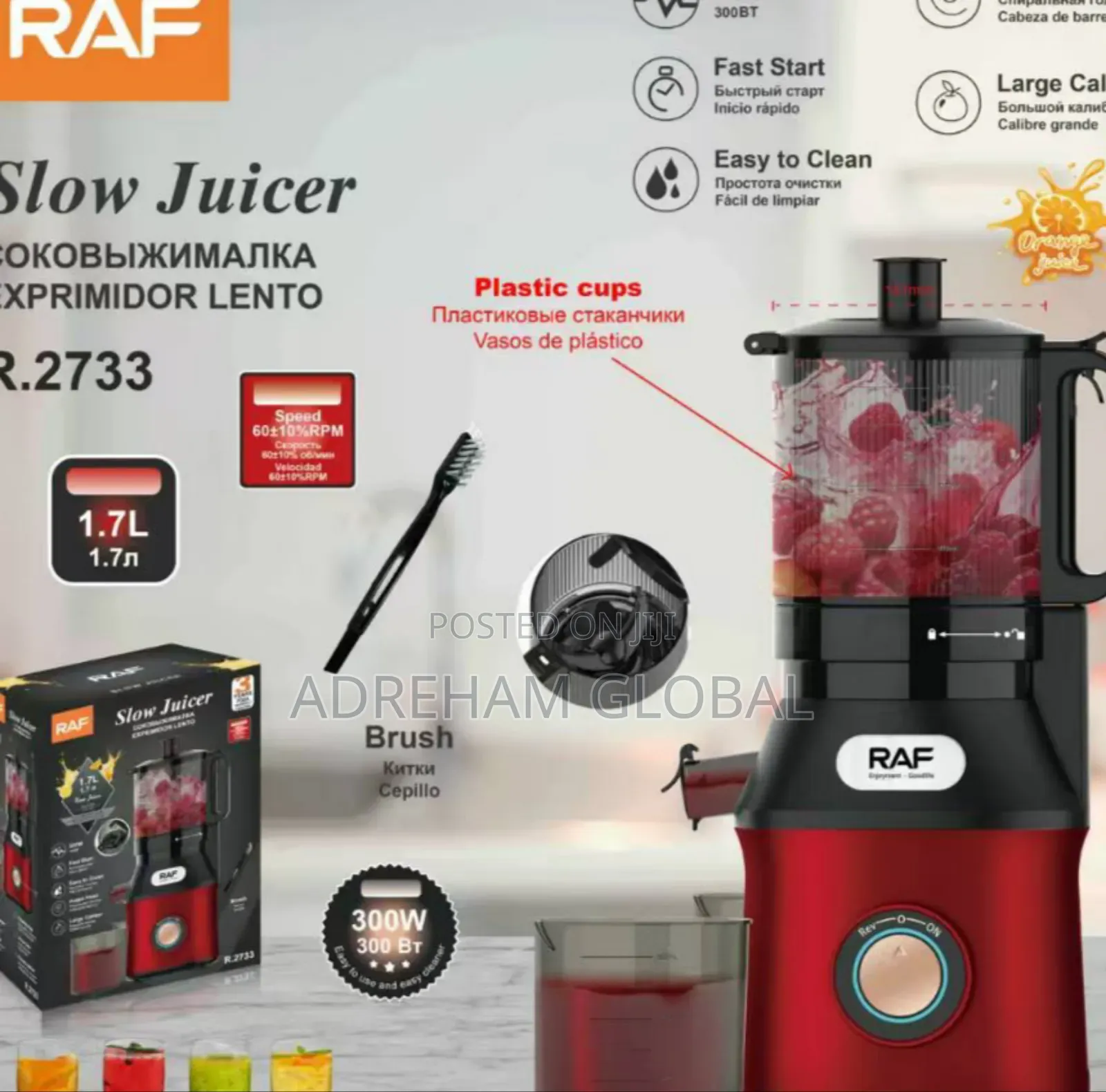 Raf Slow Juicer 1.7l