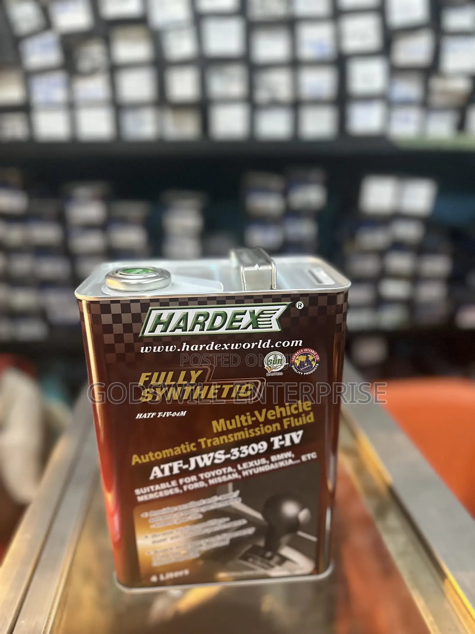 Hardex Automatic Transmission Fluid T-Iv (4 Liters)