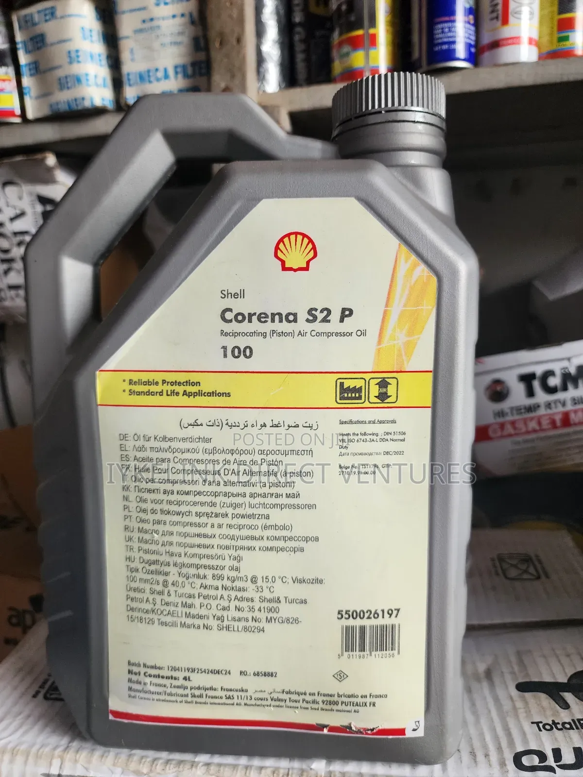 Shell Corena S2 P 100