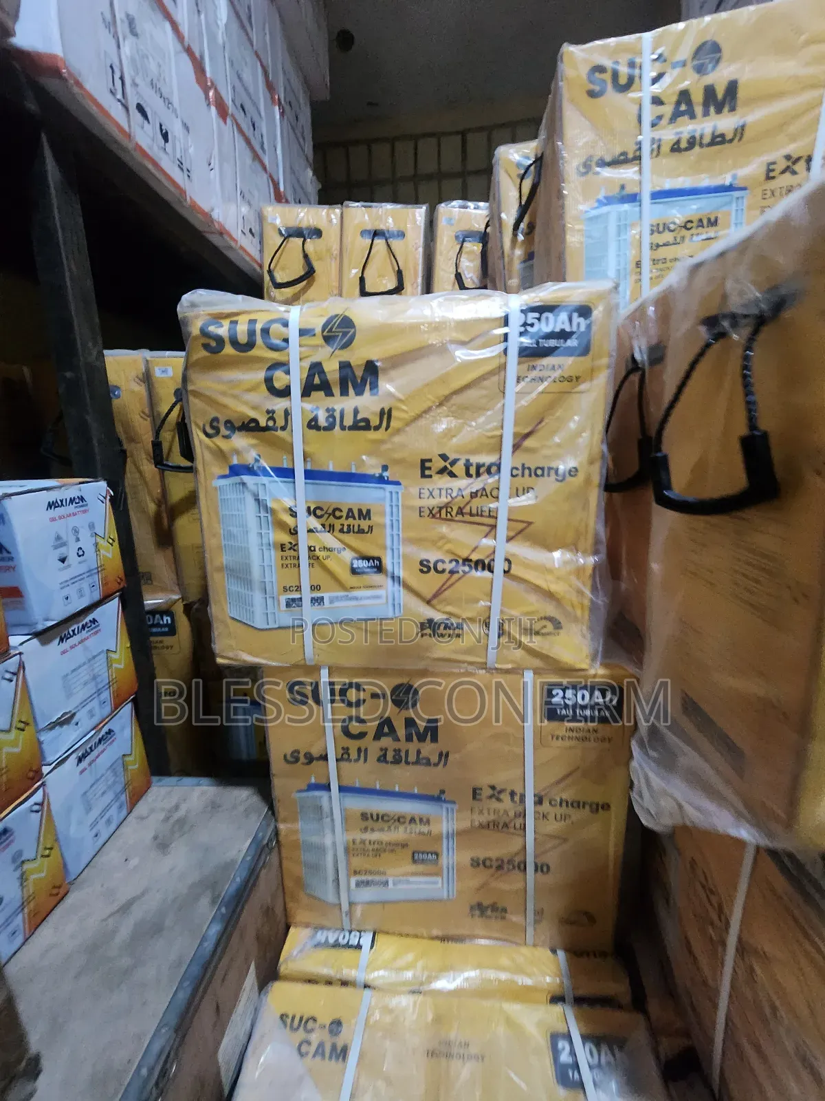 Original 250ah Suc Cam Tubular Battery