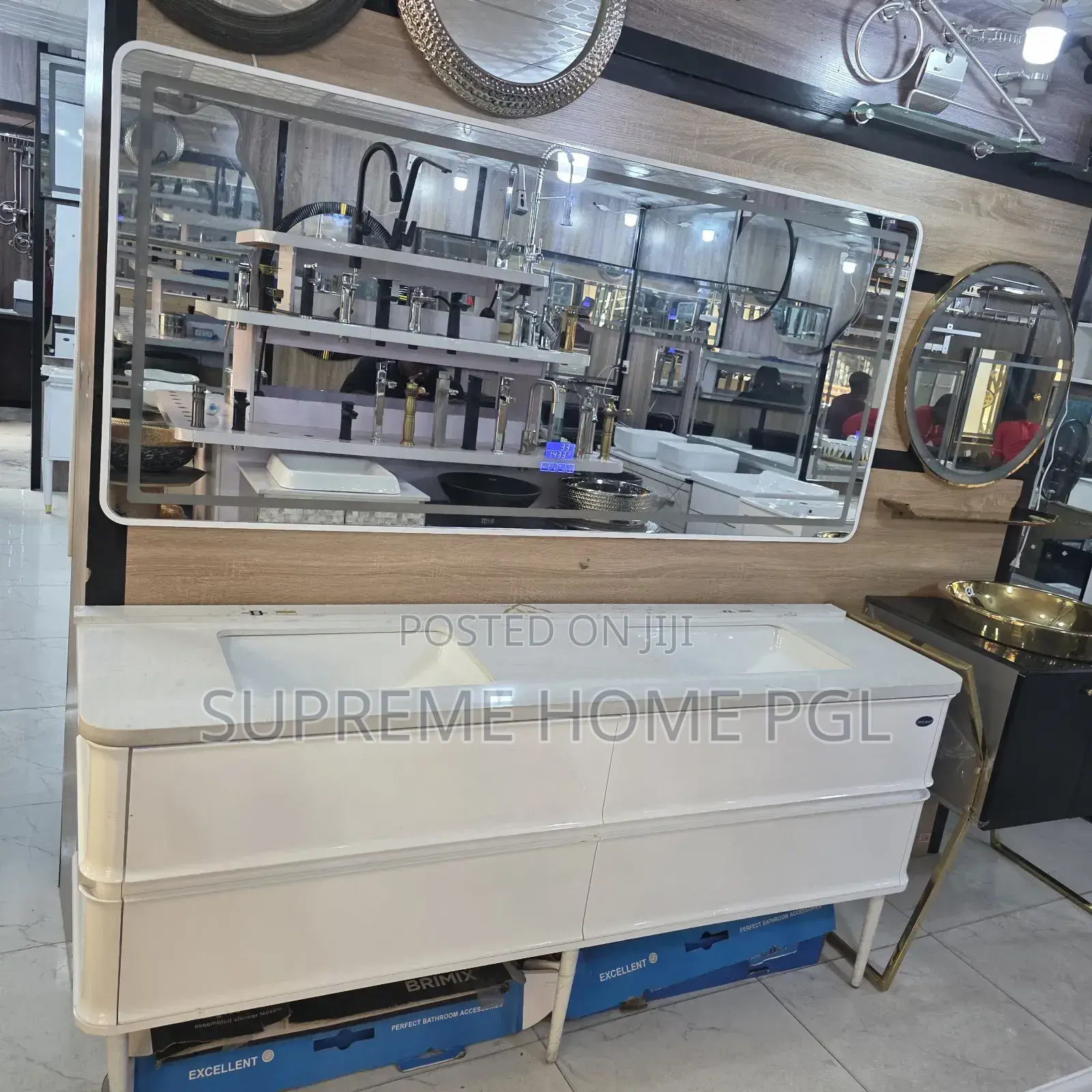 Premium Double Wash Hand Basin Cabinet