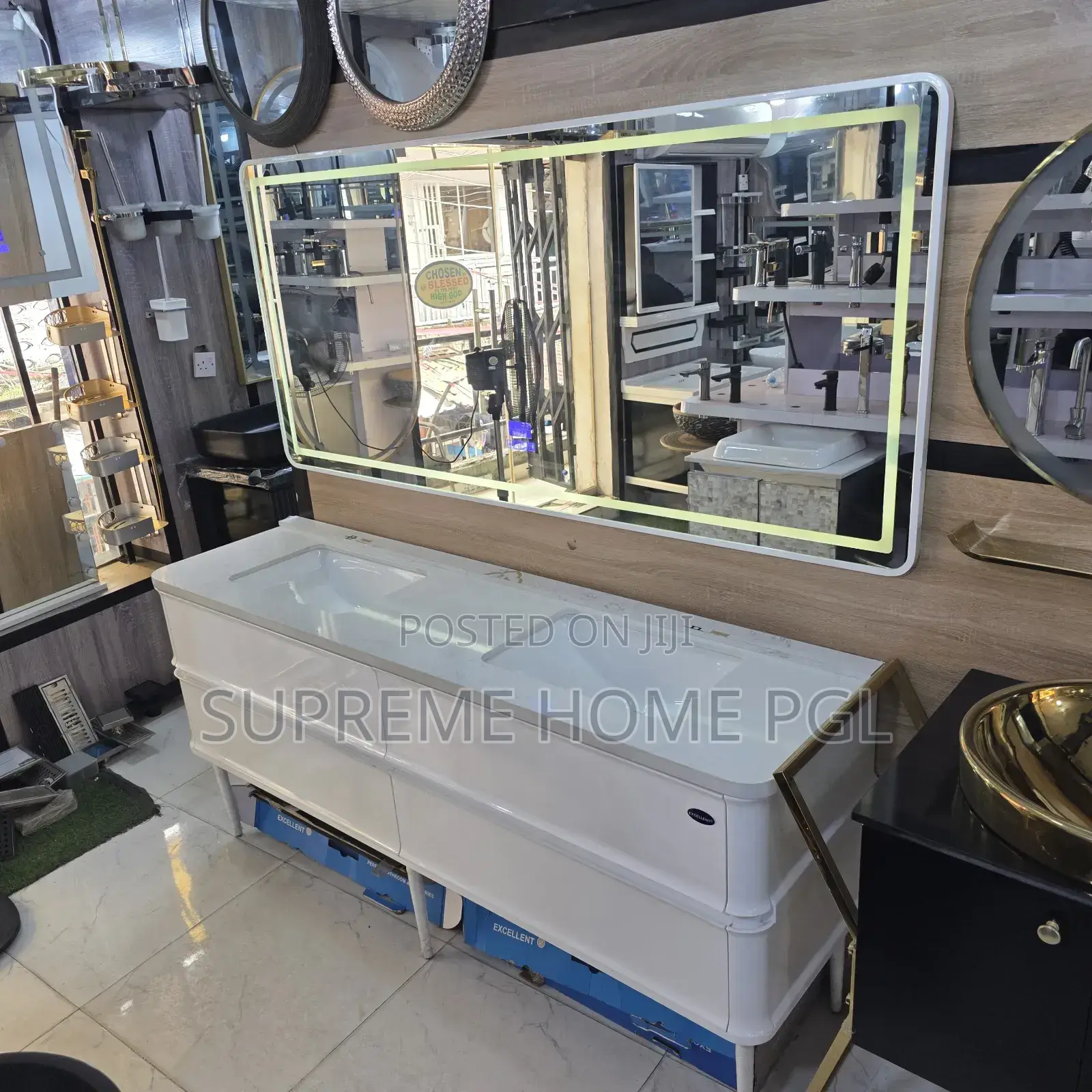 Premium Double Wash Hand Basin Cabinet