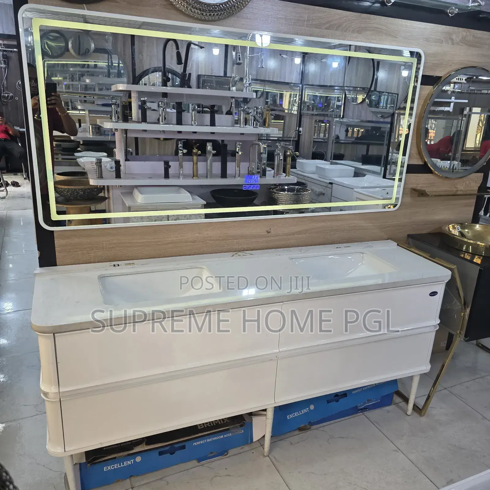 Premium Double Wash Hand Basin Cabinet