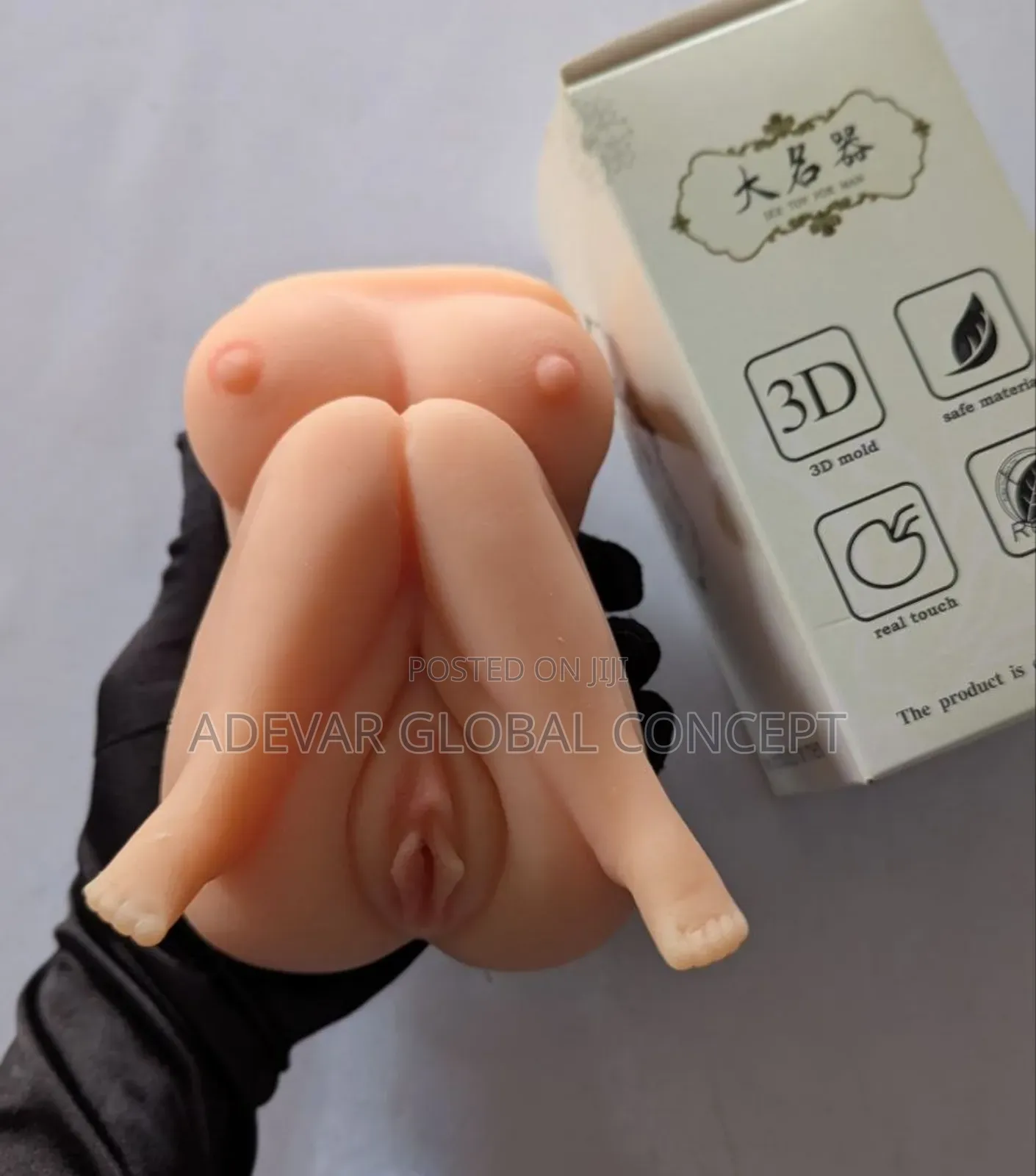 Mini 2in1 Men's Masturbator Sex Toy Vagina Butt Hole