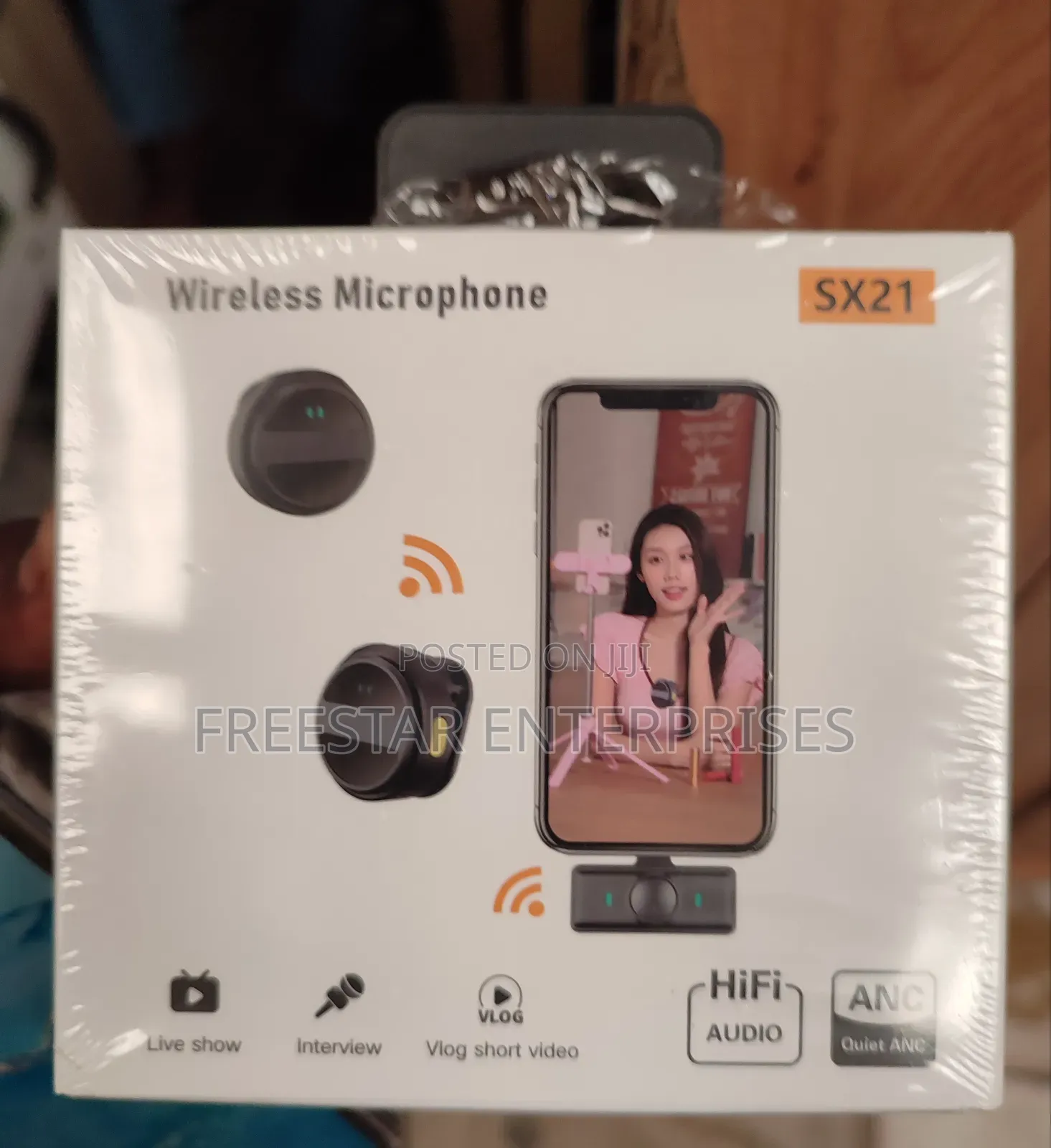 Sx21 Wireless Lapel Microphone. Sx21 Lapel Mic.