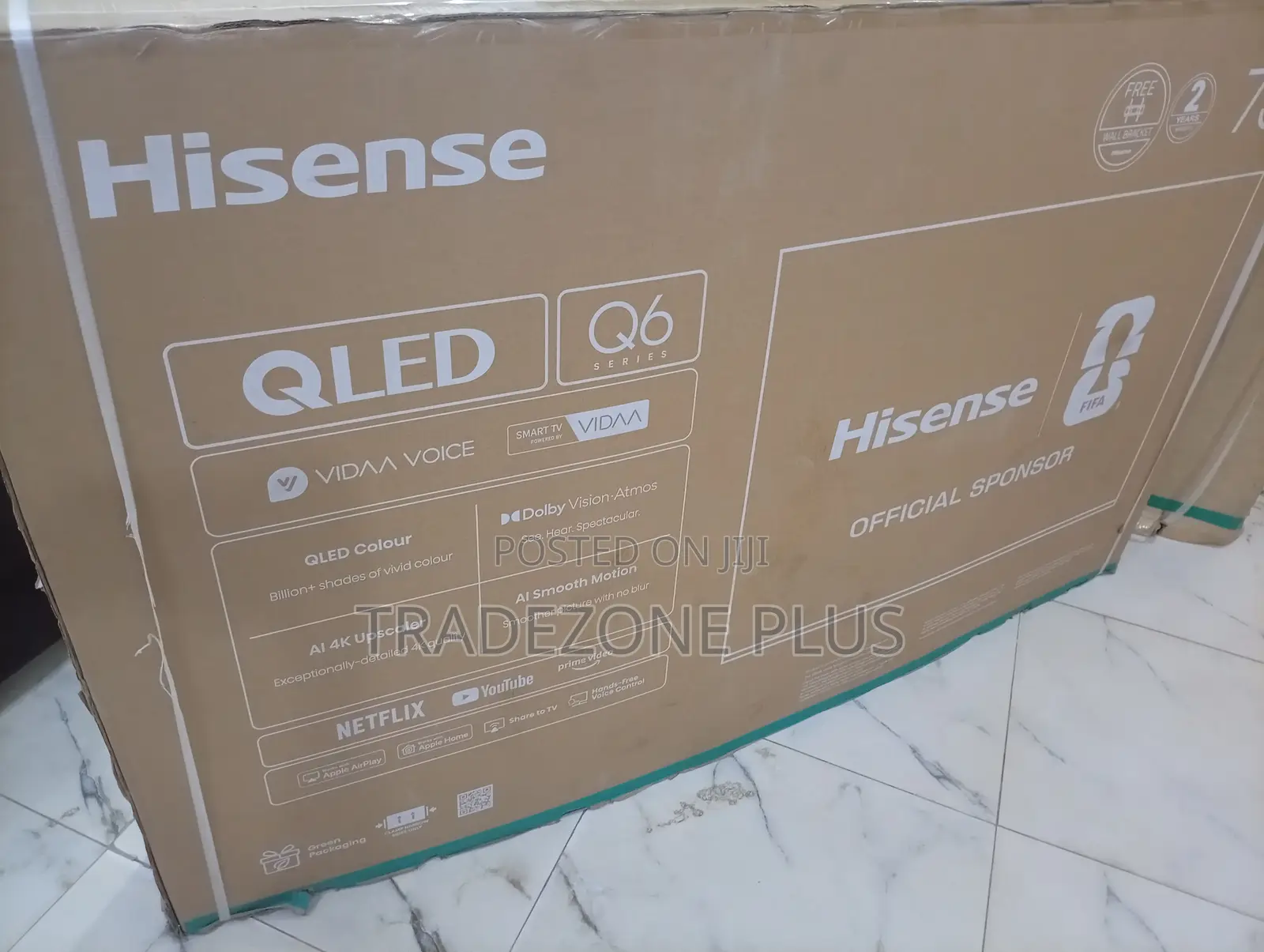 Hisense 75 Inch Android Smart Tv – Fast Apps Streaming