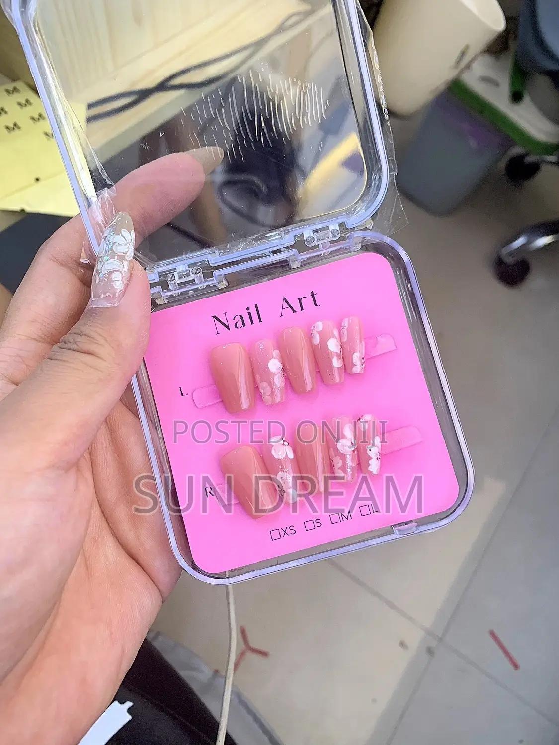 50 PCS Press on Nails Cards Diy Cards Nail Art Card 8cm*8cm