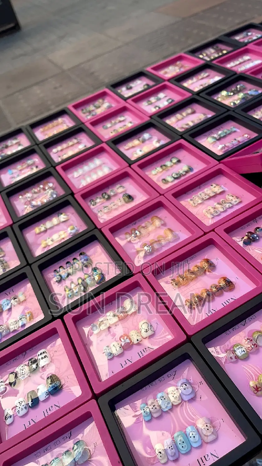 50 PCS Press on Nails Cards Diy Cards Nail Art Card 8cm*8cm