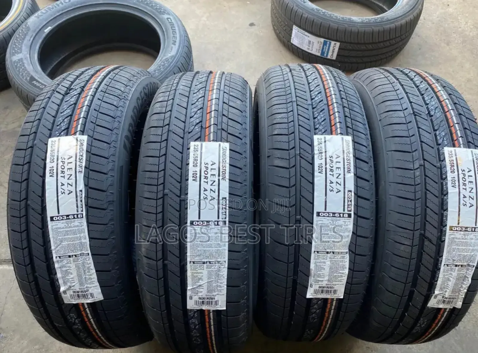 Brand New Bridgestone Alenza Sport a/S - 235/55r20 102v With