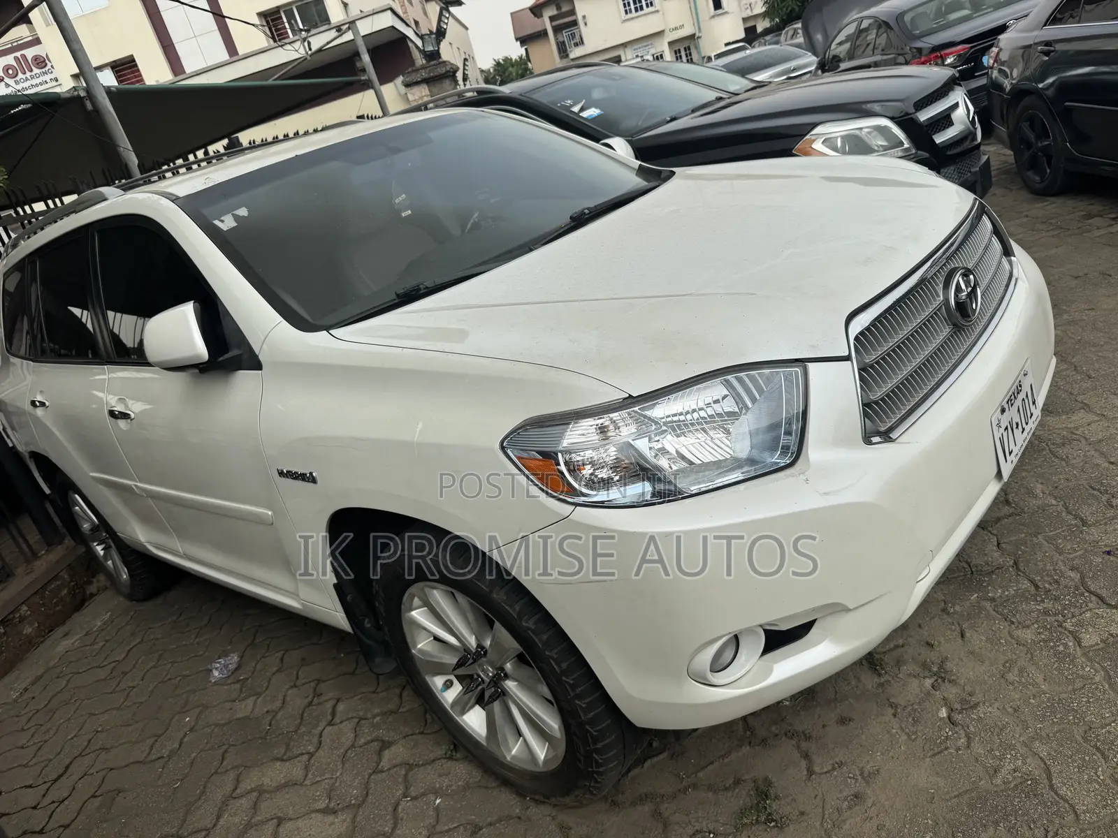 Toyota Highlander Hybrid Limited 2009 White