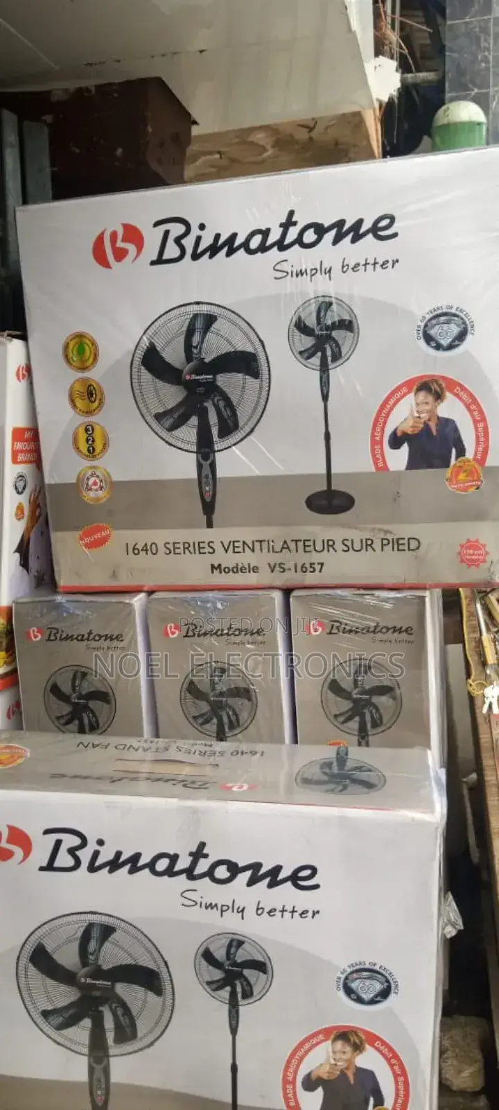 Binatone 1640 Series vs-1657 Standing Fan