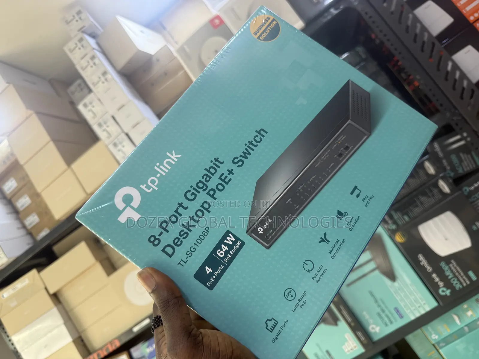 Tp Link 8 Ports Gigabits Switch With 4 Ports Poe