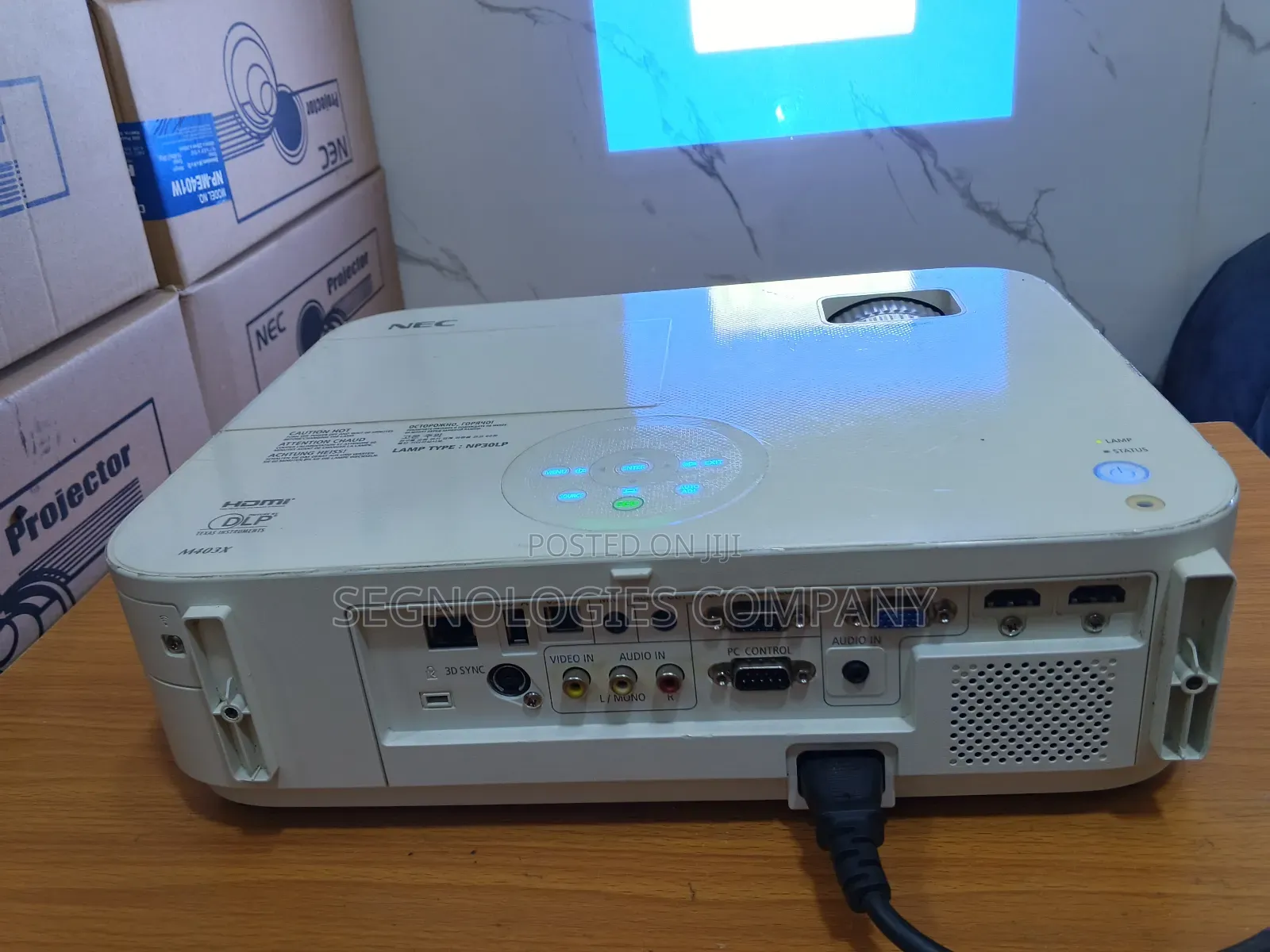 Nec Np-m403x 4000 Lumens Xga Dlp Educational Projector