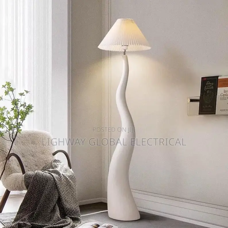 Elara Nordic Cream Style Floor Lamp
