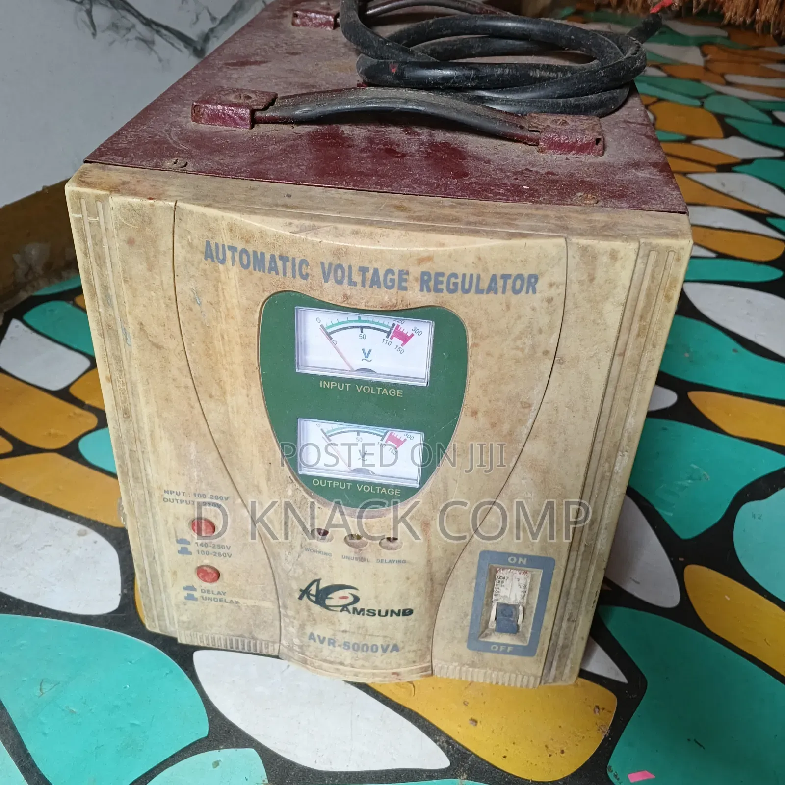 Fairly Used 5000va Automatic Voltage Regulator/ Stabilizer
